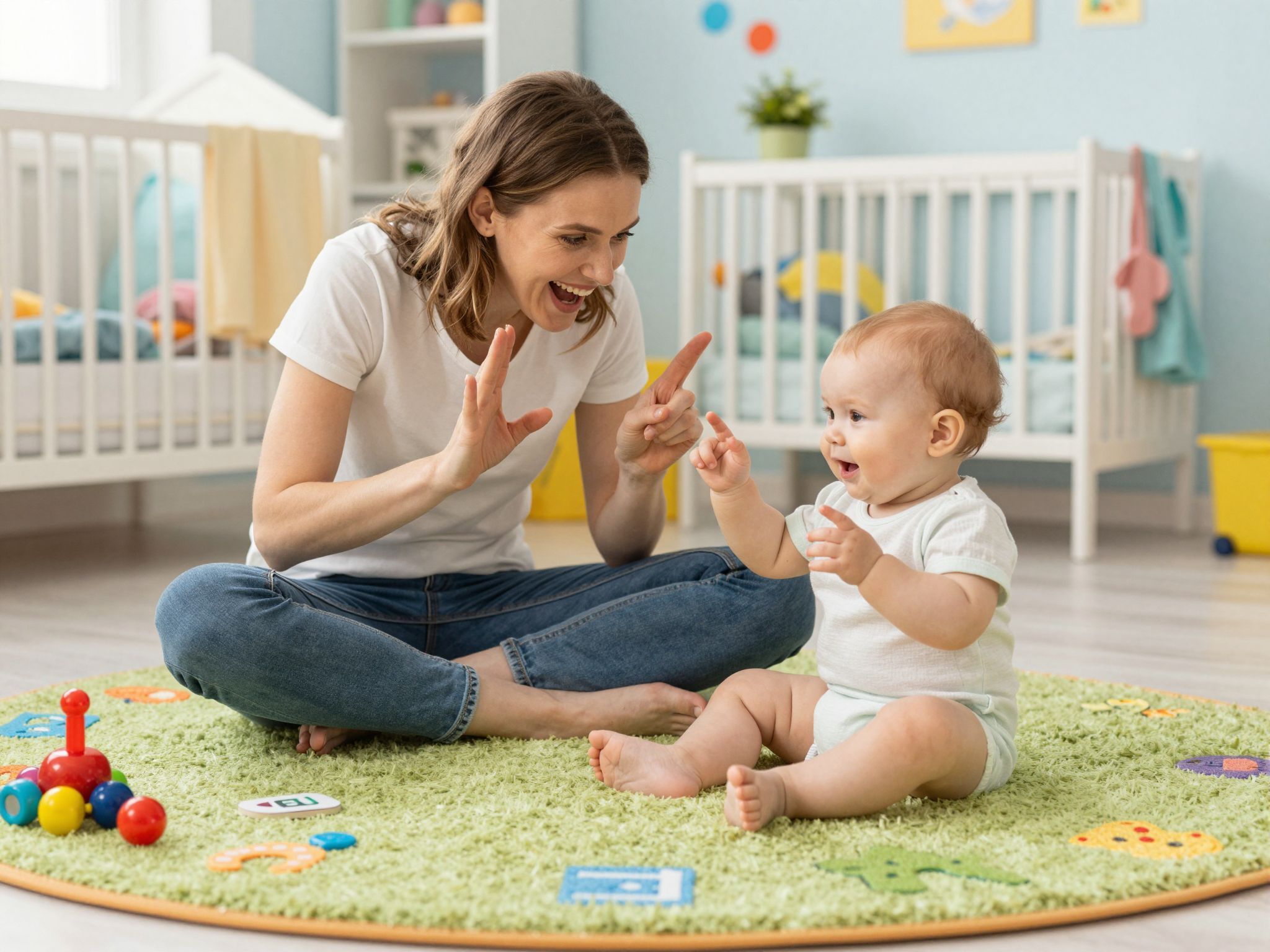 A babajelnyelvet 6 hónapos kortól célszerű elkezdeni.