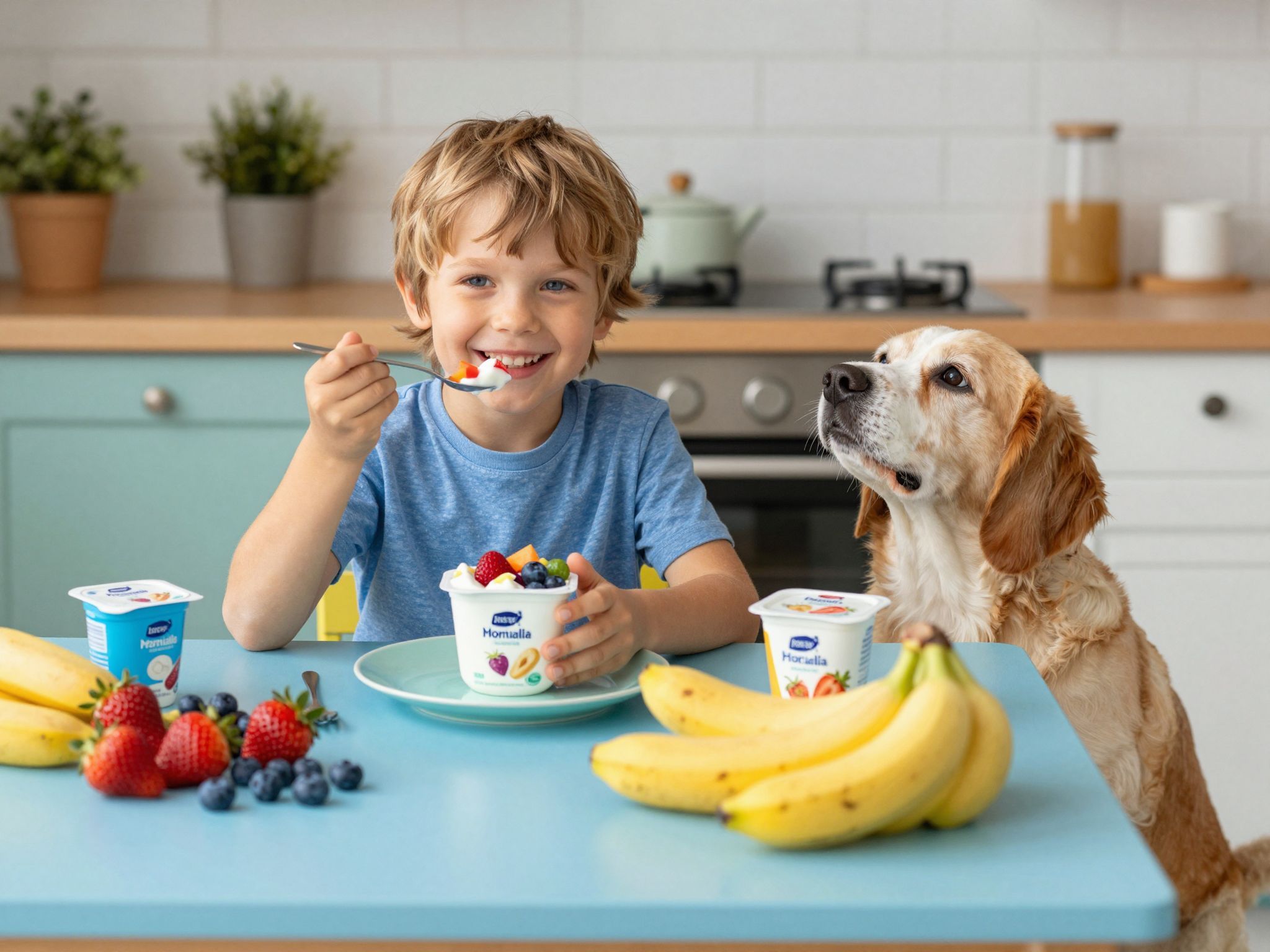 A probiotikumokat joghurtban vagy ital formájában adjuk.