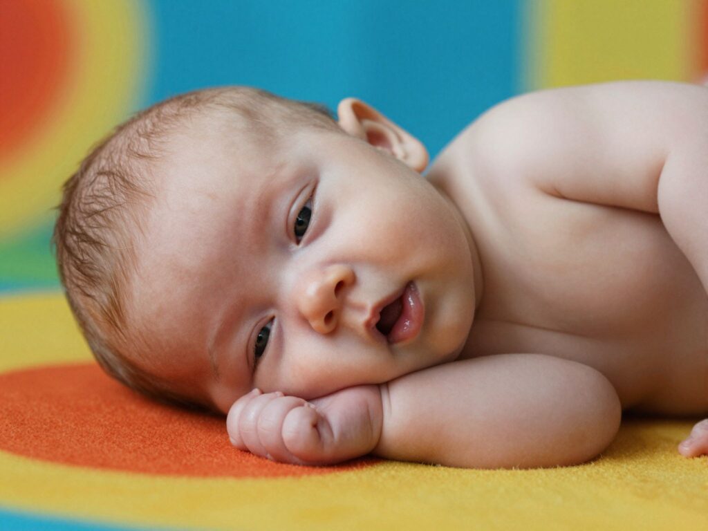 Nyitott szemmel alvó csecsemő: ijesztő látvány, de általában ártalmatlan
