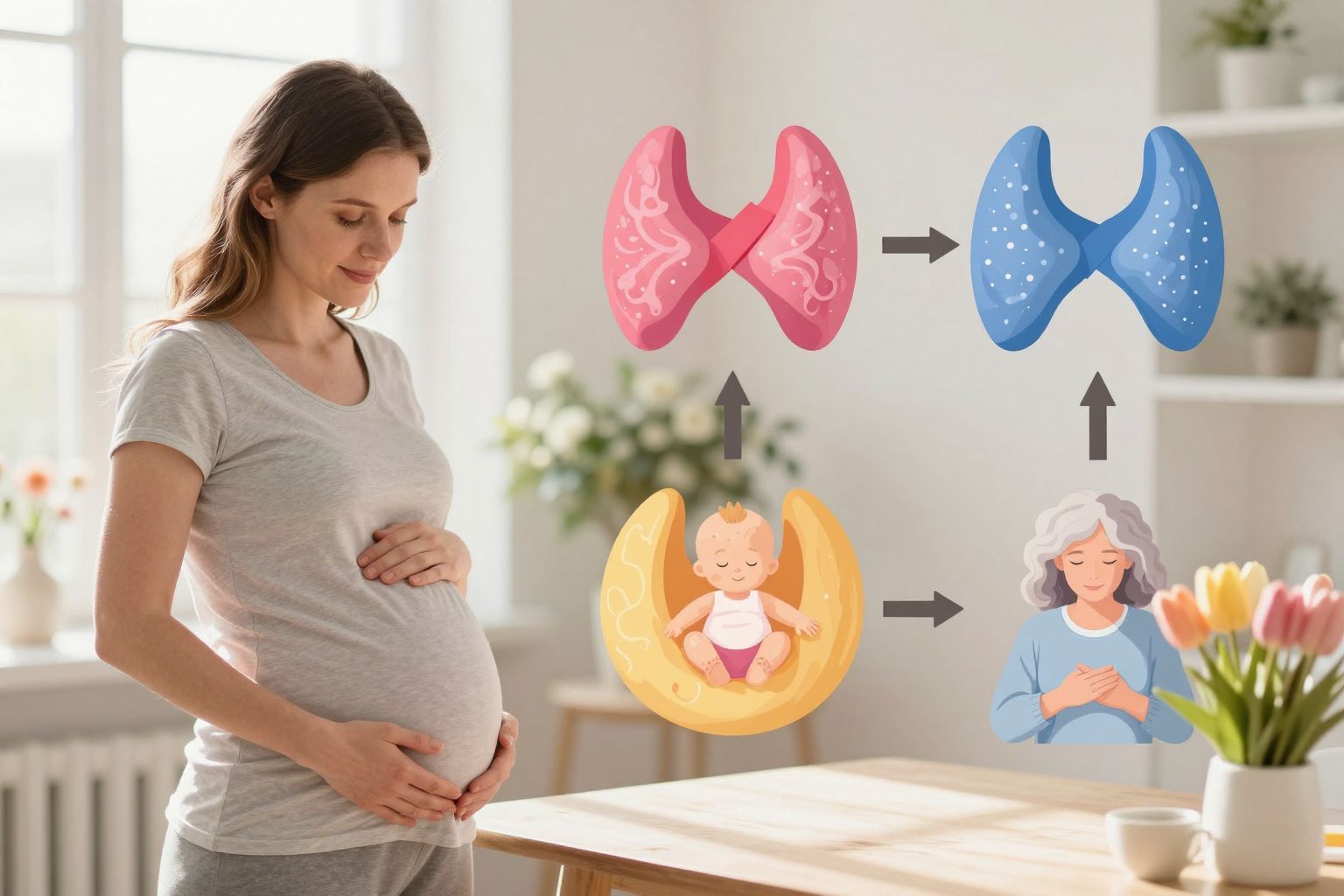 A pajzsmirigy-alulműködés befolyásolja a női hormonális egyensúlyt.