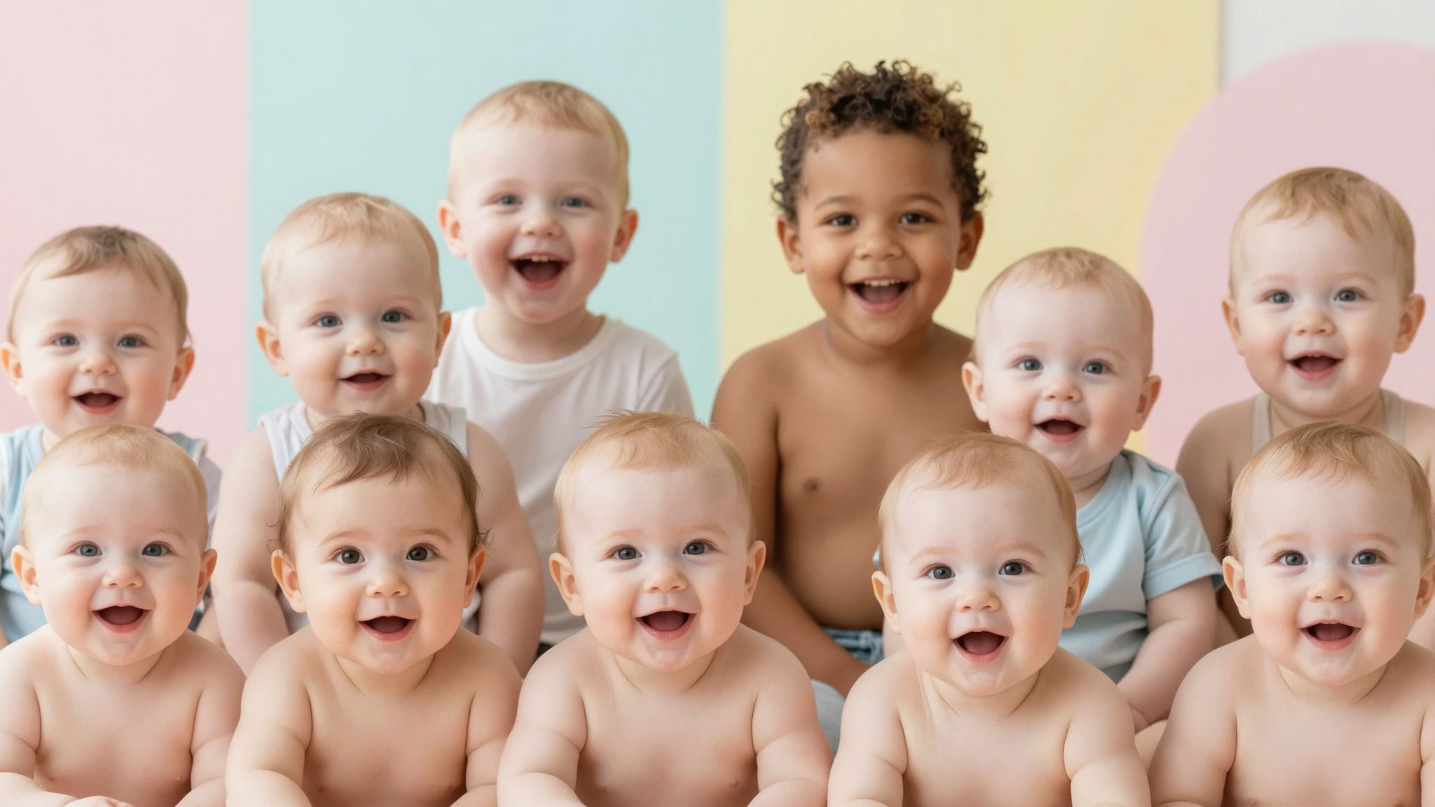 A baba súlya és haja genetikailag változó lehet.