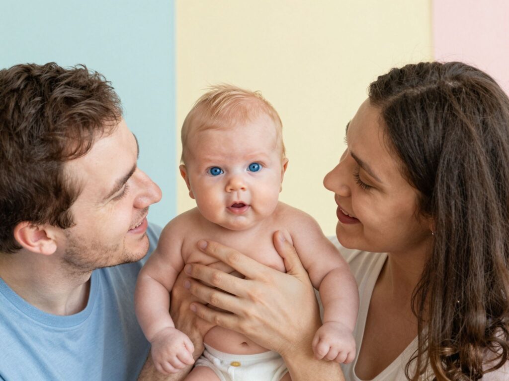 Szemszín, hajszín, személyiség: mit örököl a baba a szüleitől és mit nem?