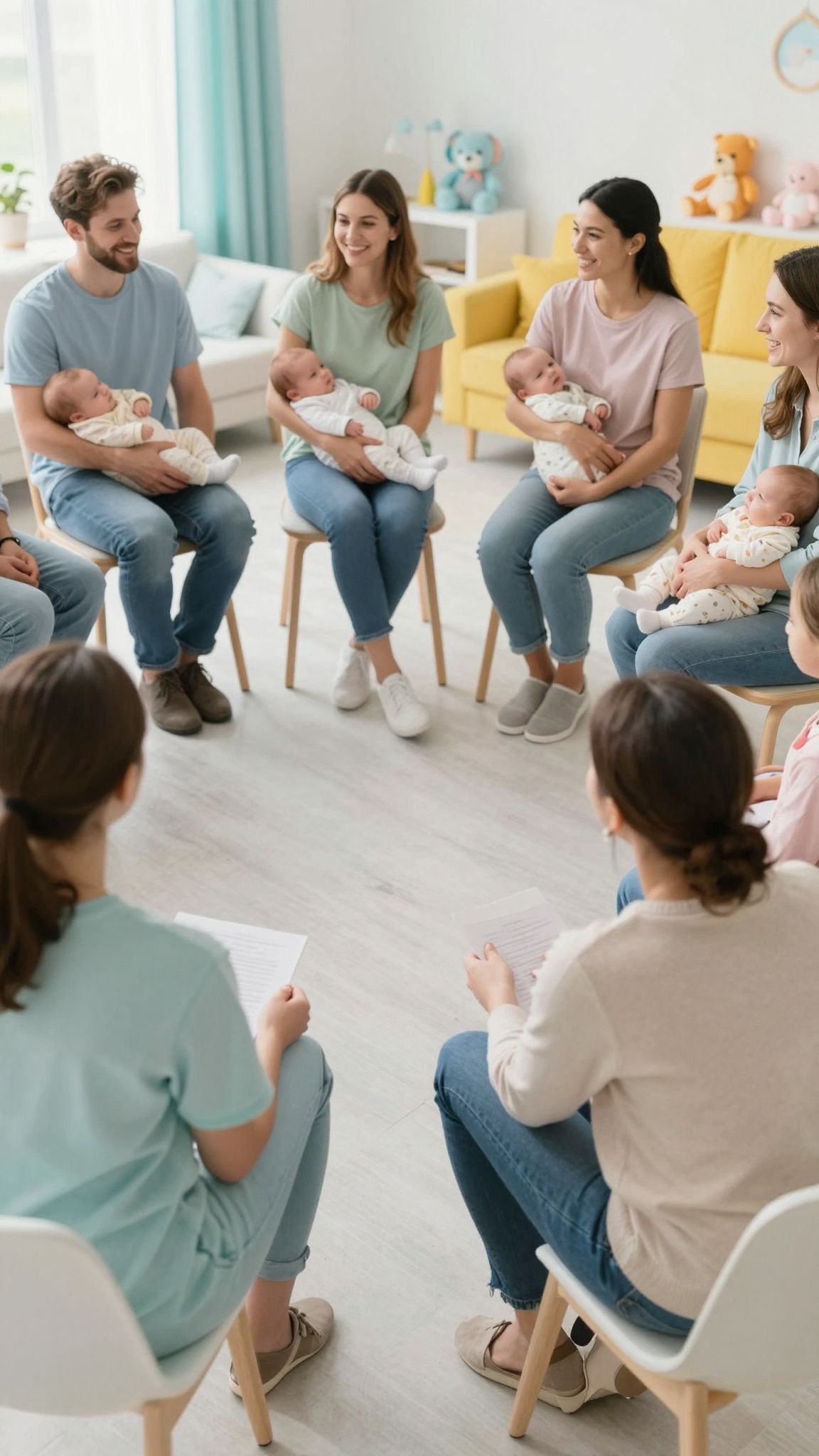 Ikres szülők közötti tapasztalatcsere erősíti a közösségi támogatást.
