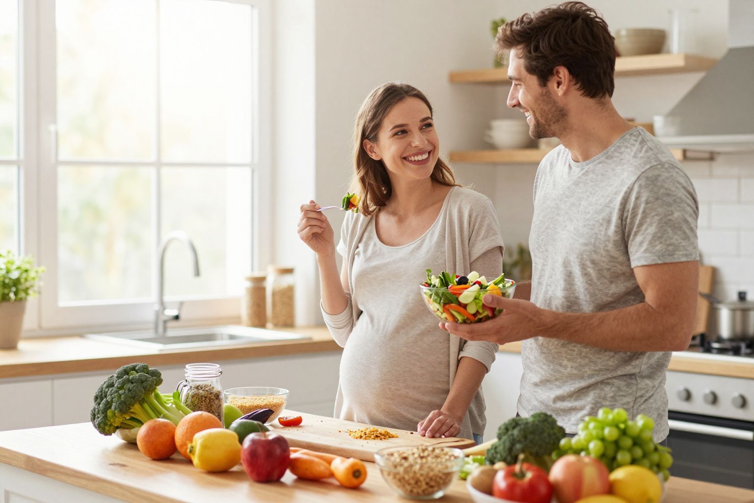 A várandós nőknek változatos, tápanyagban gazdag étrendre van szükségük.