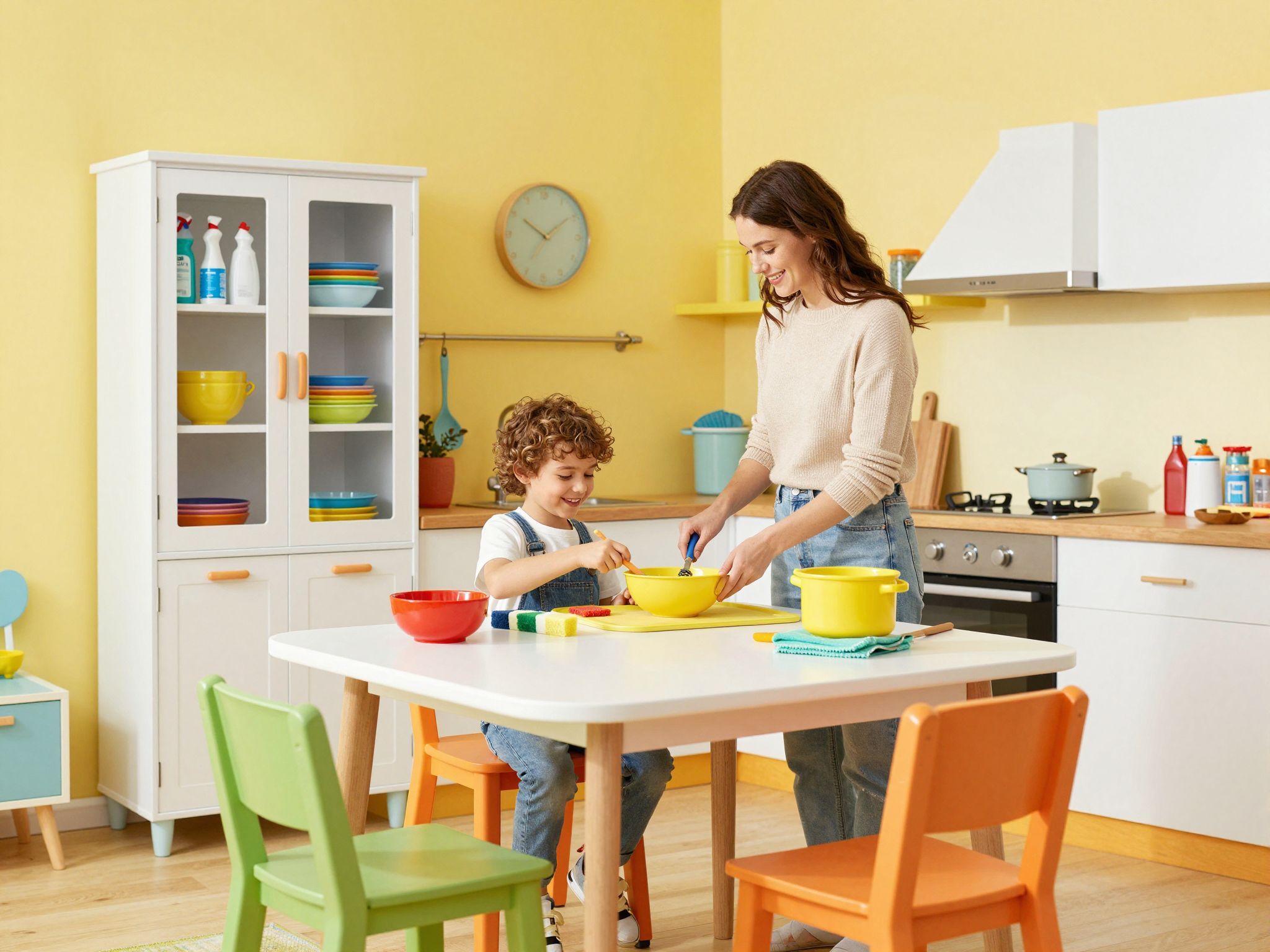 A vegyszerek tárolása kulcsfontosságú a gyerekek védelmében.