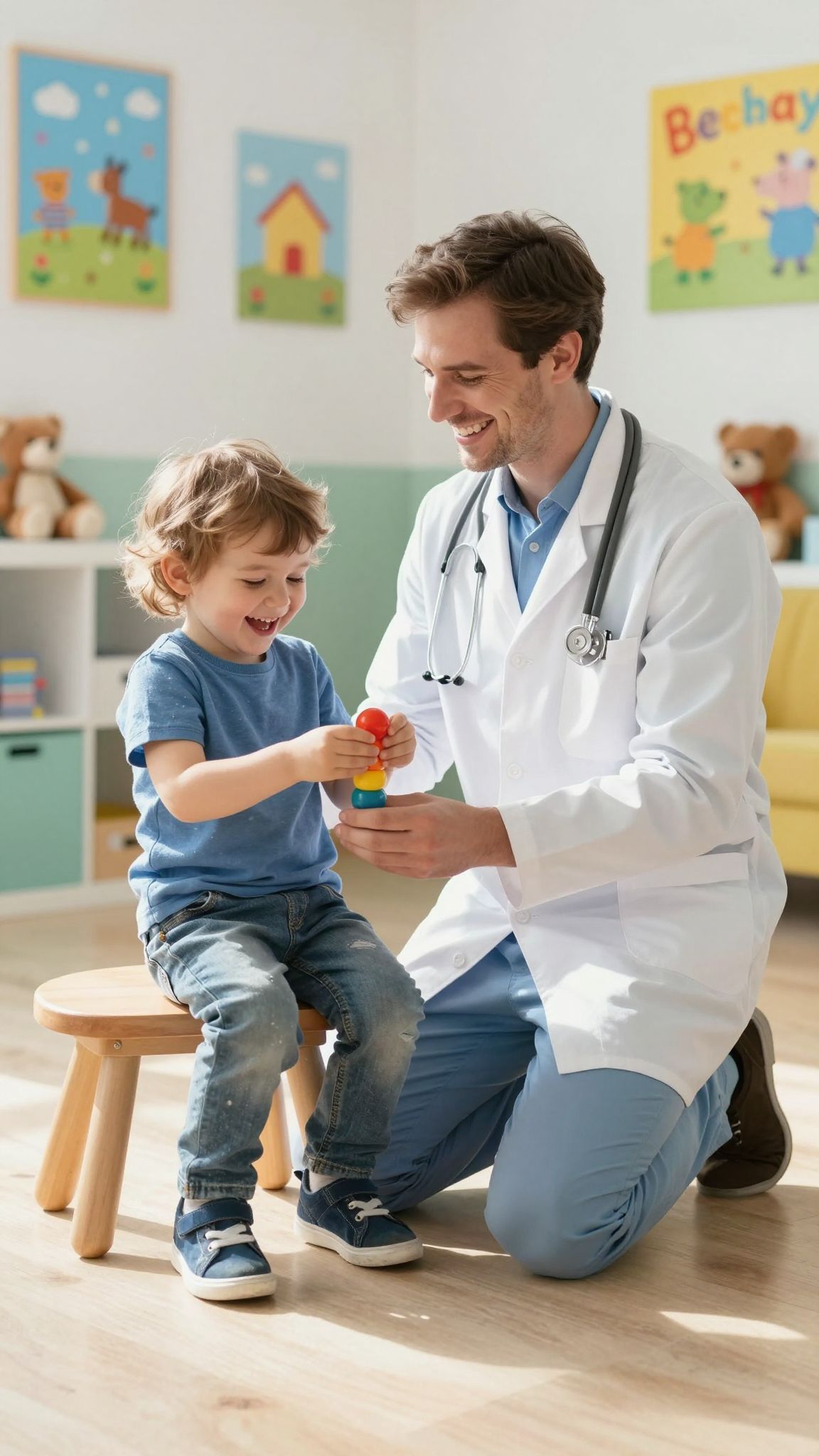 A gyermekgyógyászok bizalmas partnerként segítik a családokat.