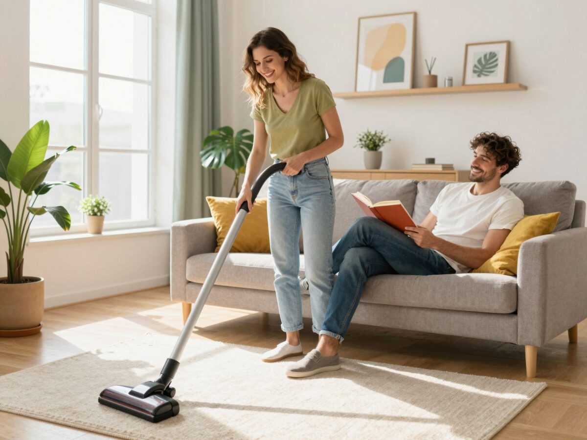 Többet keresel a párodnál, mégis te takarítasz? A házimunka egyenlőtlen elosztásának okai