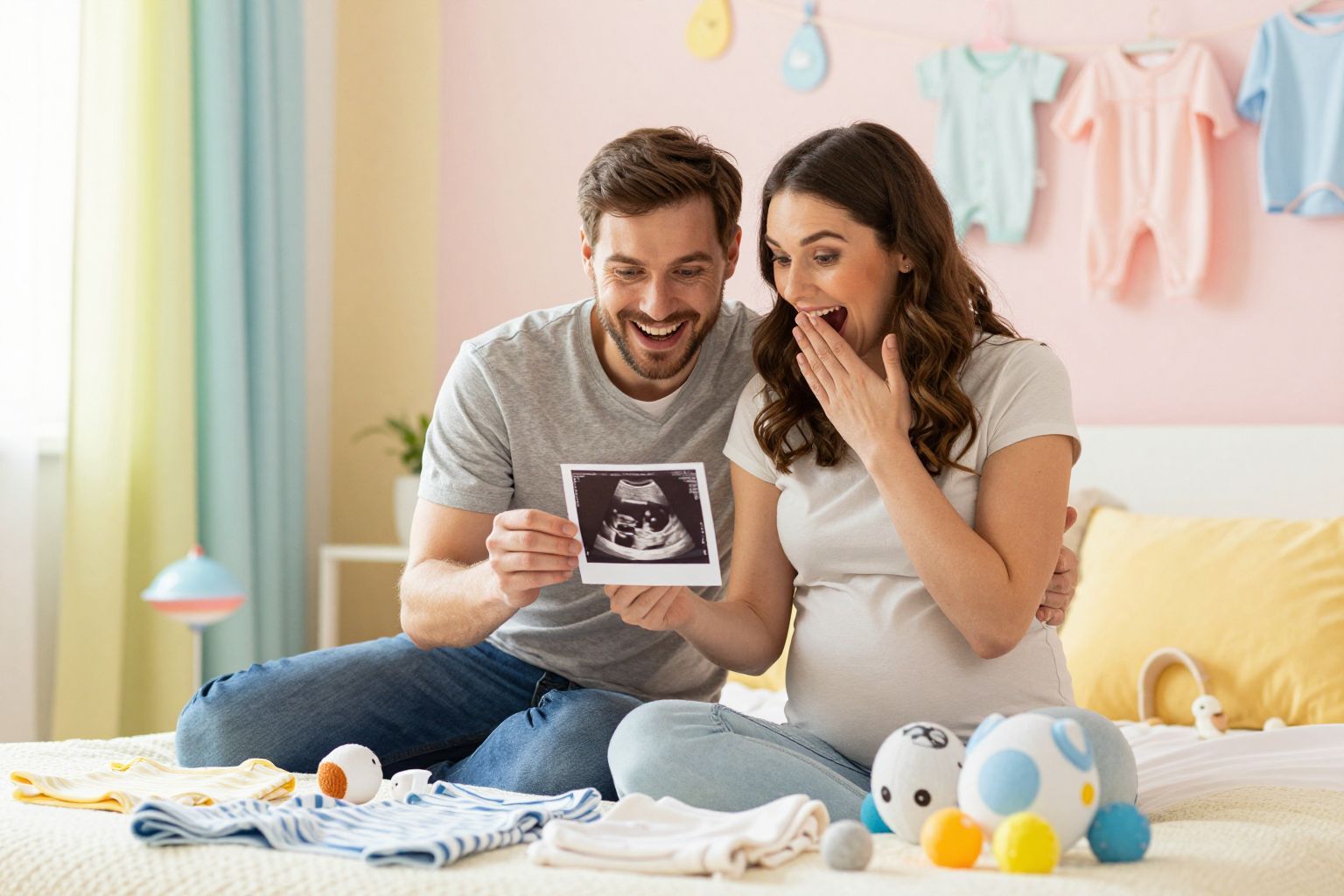 A szülők szabadon dönthetnek a baba nemének ismeretéről.