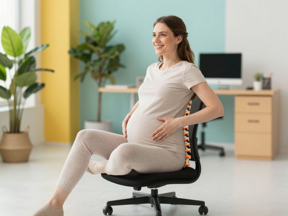 Ülőmunka terhesen: próbáld ki a dinamikus ülést a gerinced egészségéért