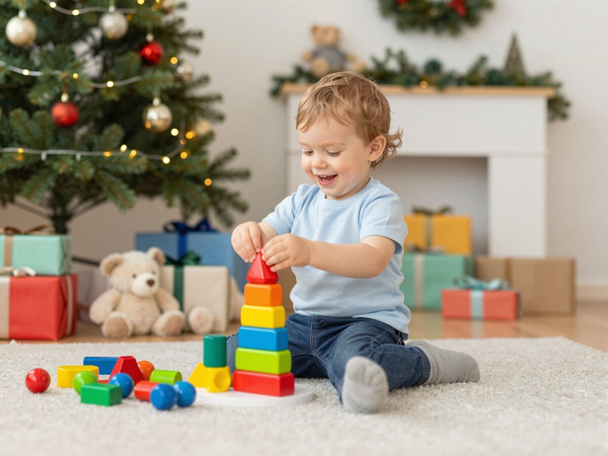 Unatkozó totyogó karácsonykor? 10 fejlesztő és szórakoztató játékötlet