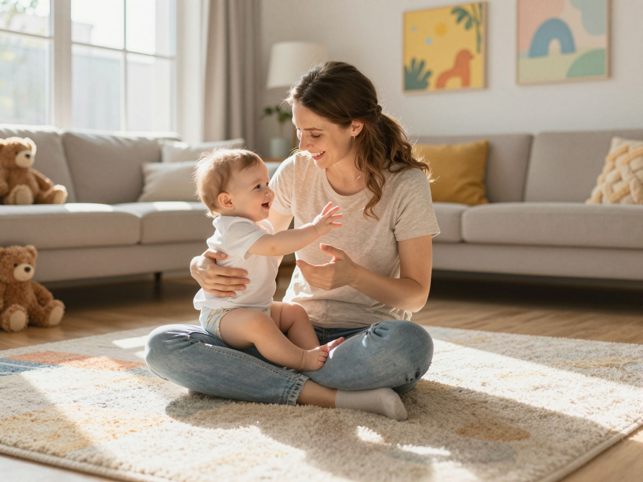 A csecsemők a szülők közelségében érzik magukat biztonságban.
