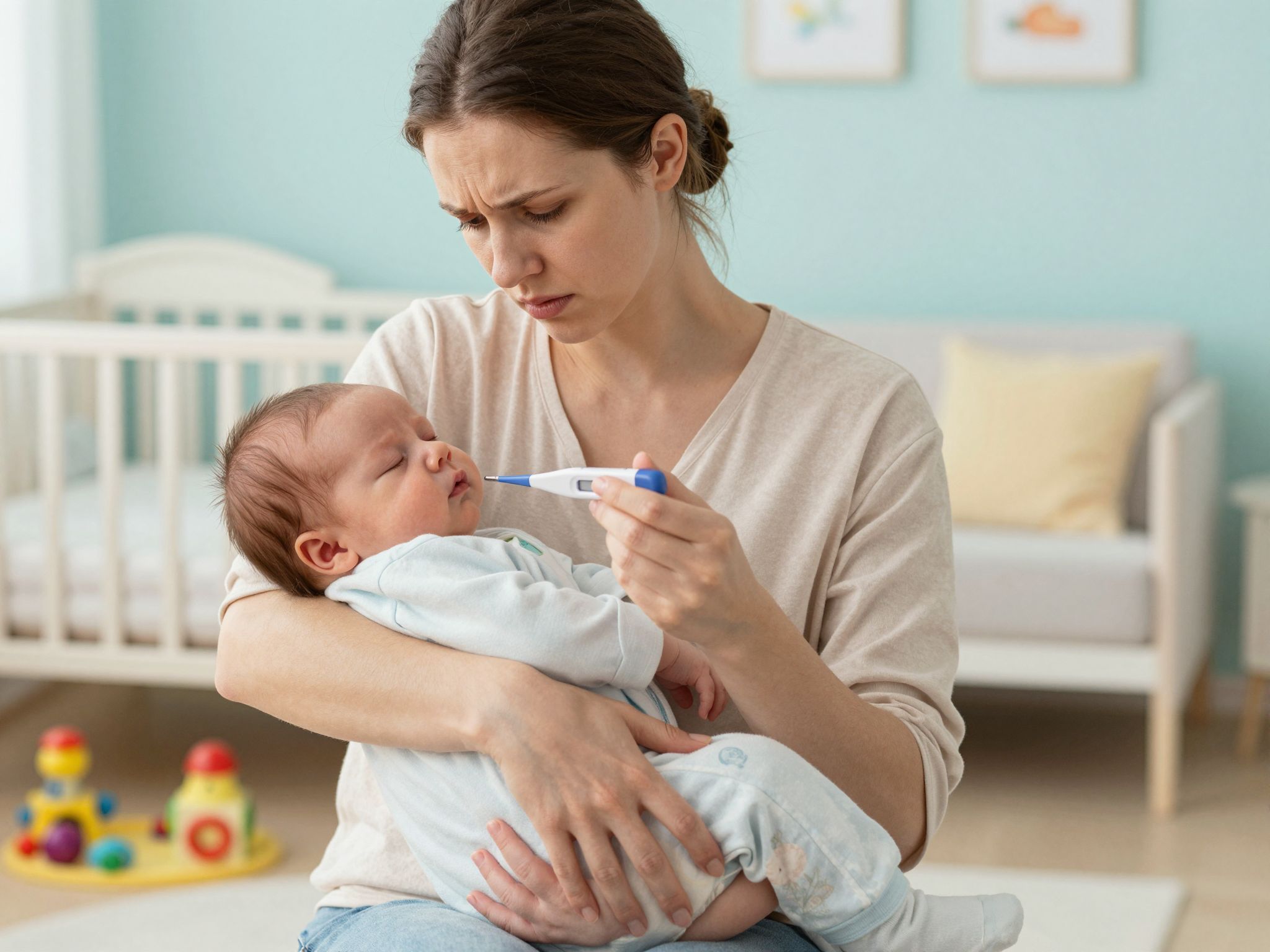 Az újszülött láza esetén azonnal orvoshoz kell fordulni.