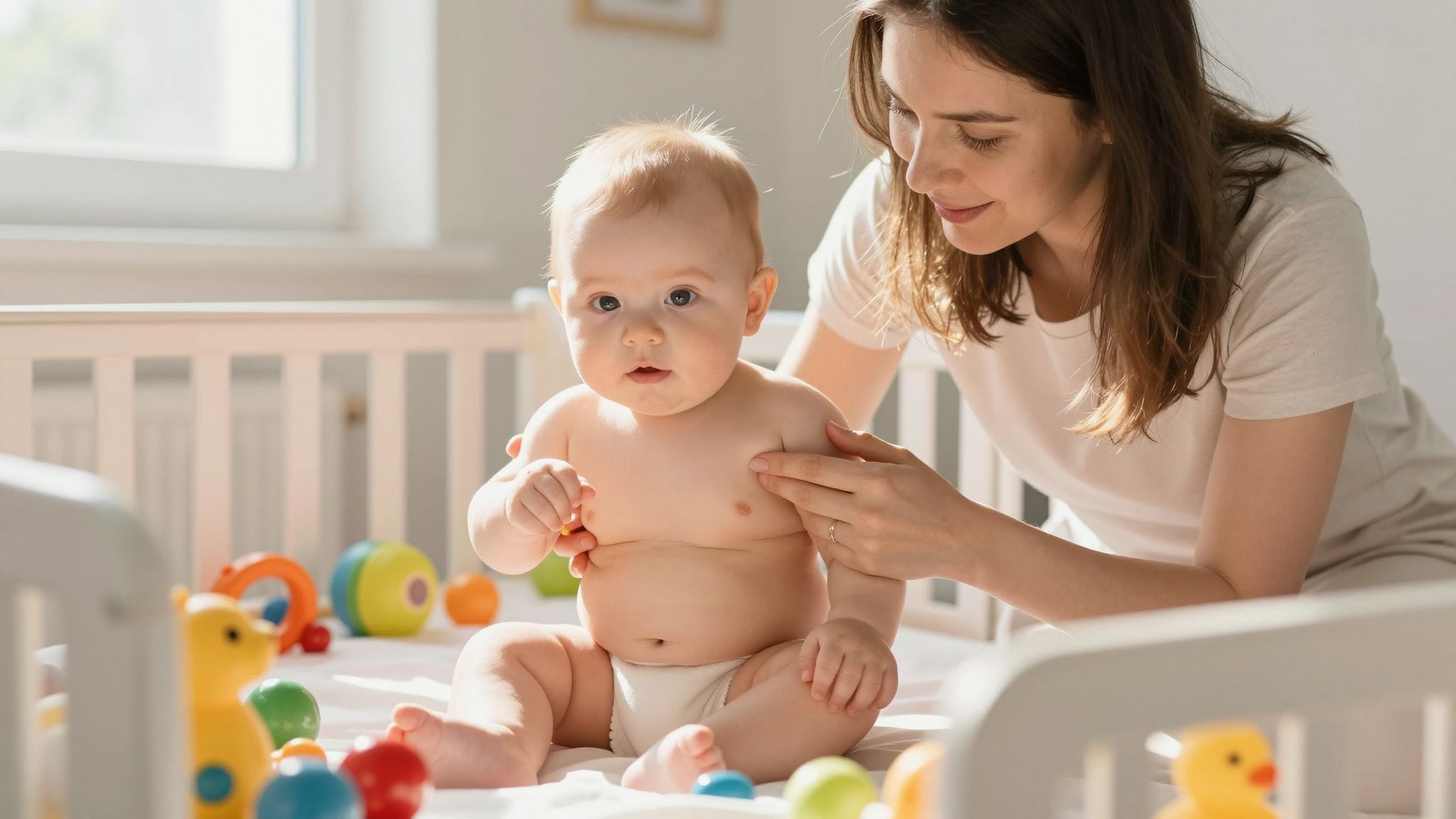 Újszülötteknél gyakori a pelenkakiütés, kezelése gyorsan megoldható.