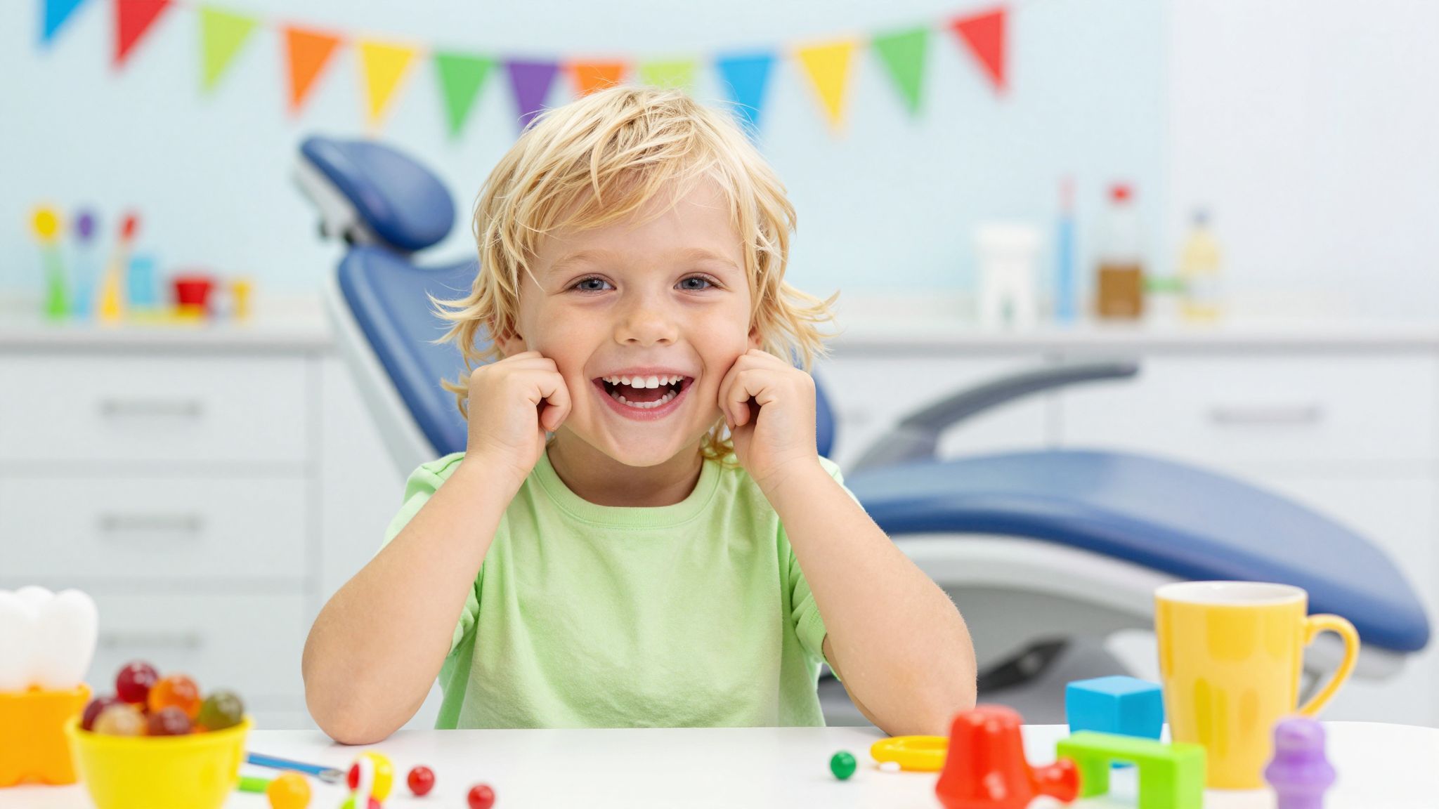 A tejfogak helyes elhelyezkedése segíti a maradandó fogakat.