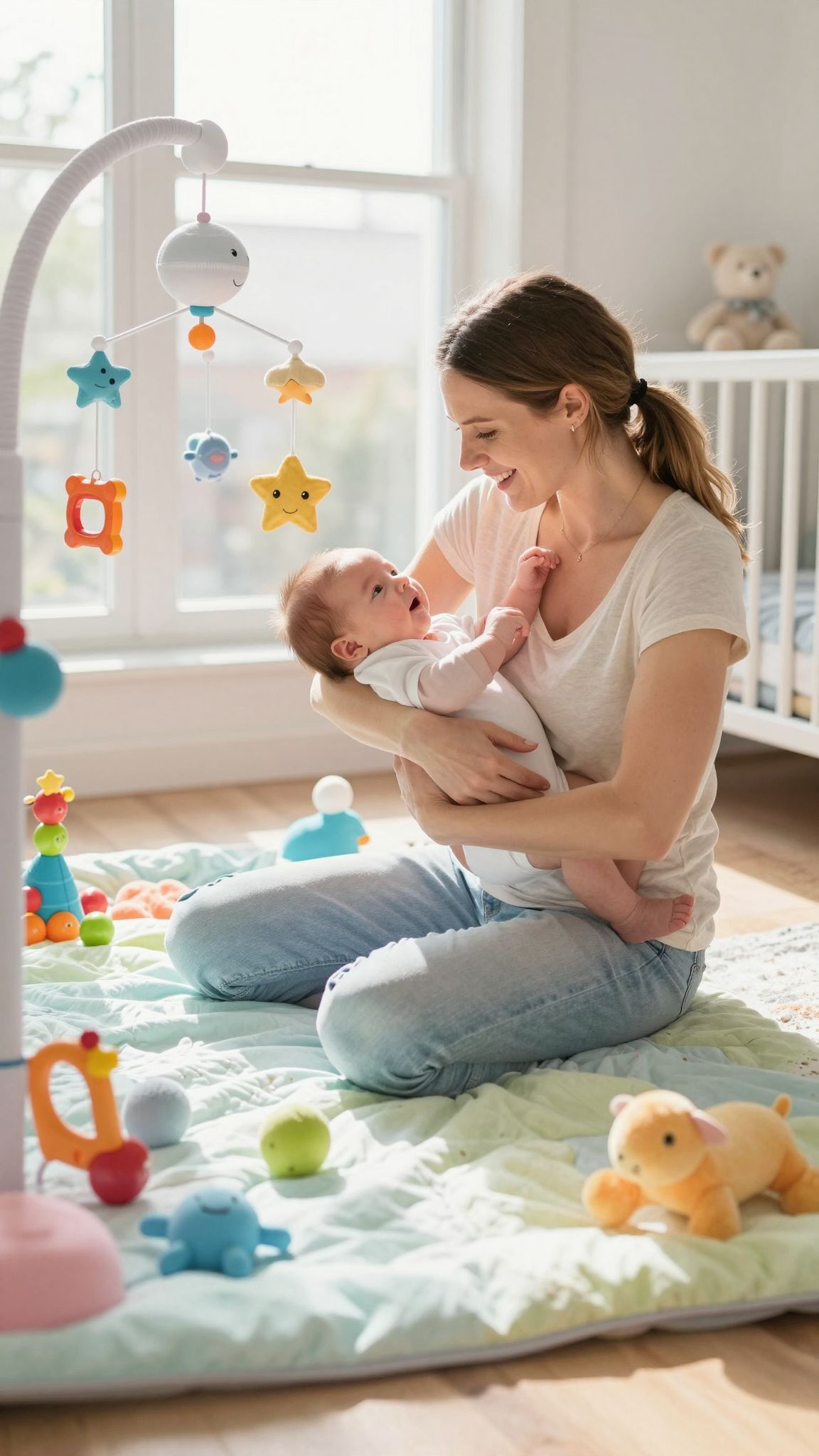 Az érintés és zene serkenti az újszülöttek érzékeinek fejlődését.