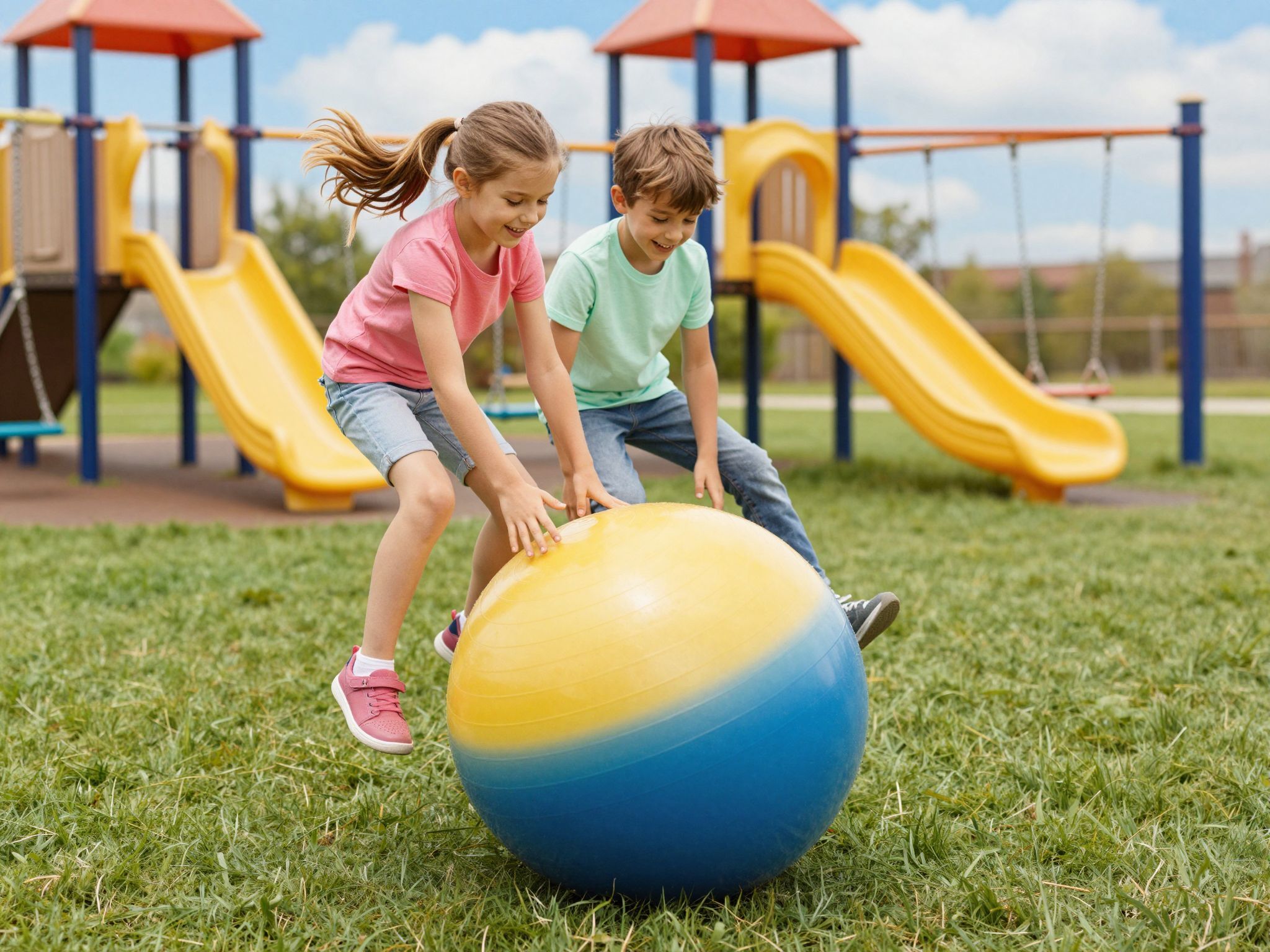 A fittball javítja a testtudatot és a koordinációt.