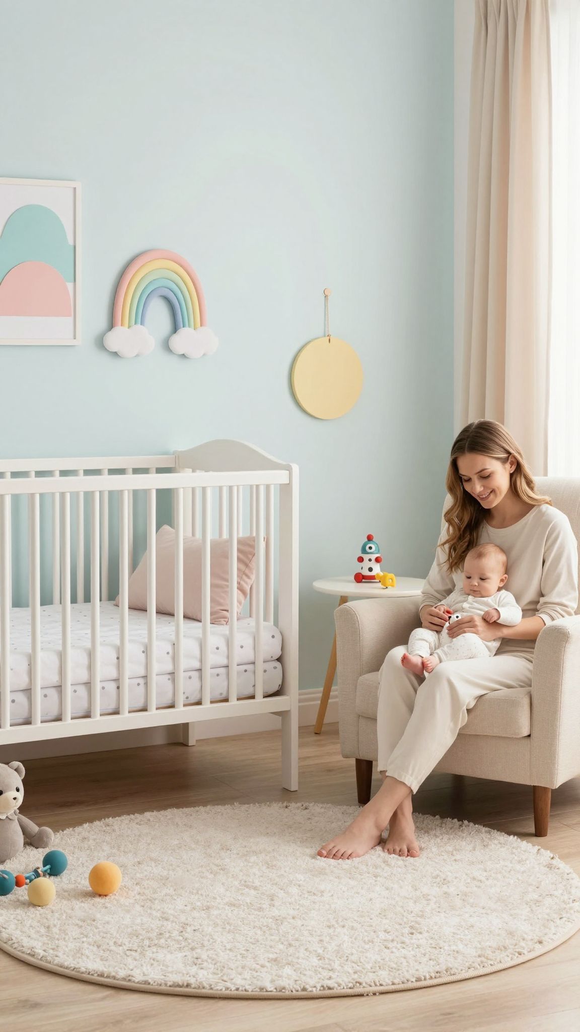 A babaszoba berendezése a biztonság és kényelem kulcsa.