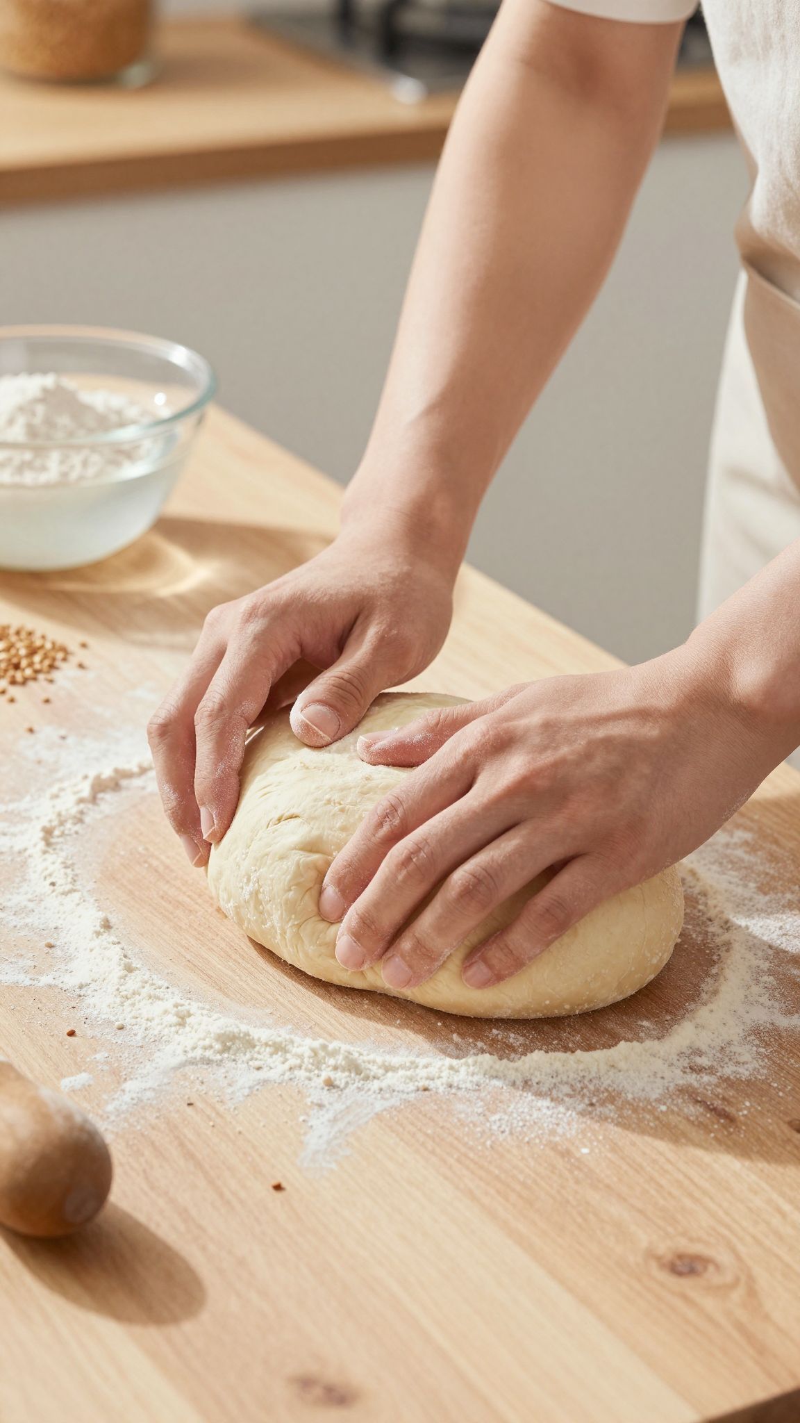 A második kelesztés kiemeli a kenyér textúráját.