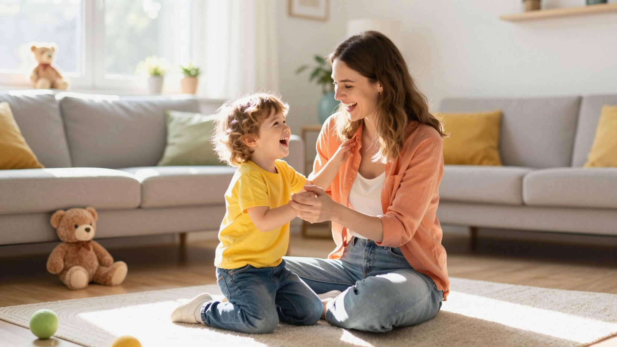A nevetés erősíti a kötődést az anyák és gyerekek között.