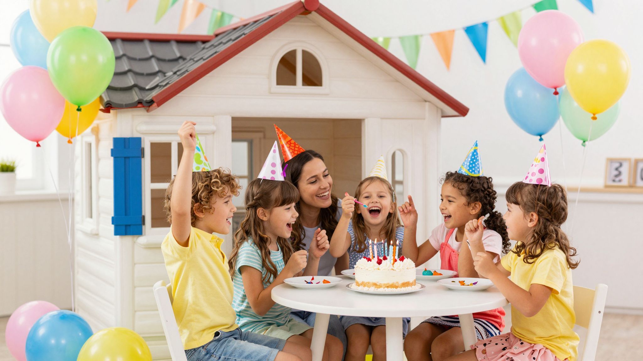 A játszóházban a szórakozás garantált, a stressz minimális.