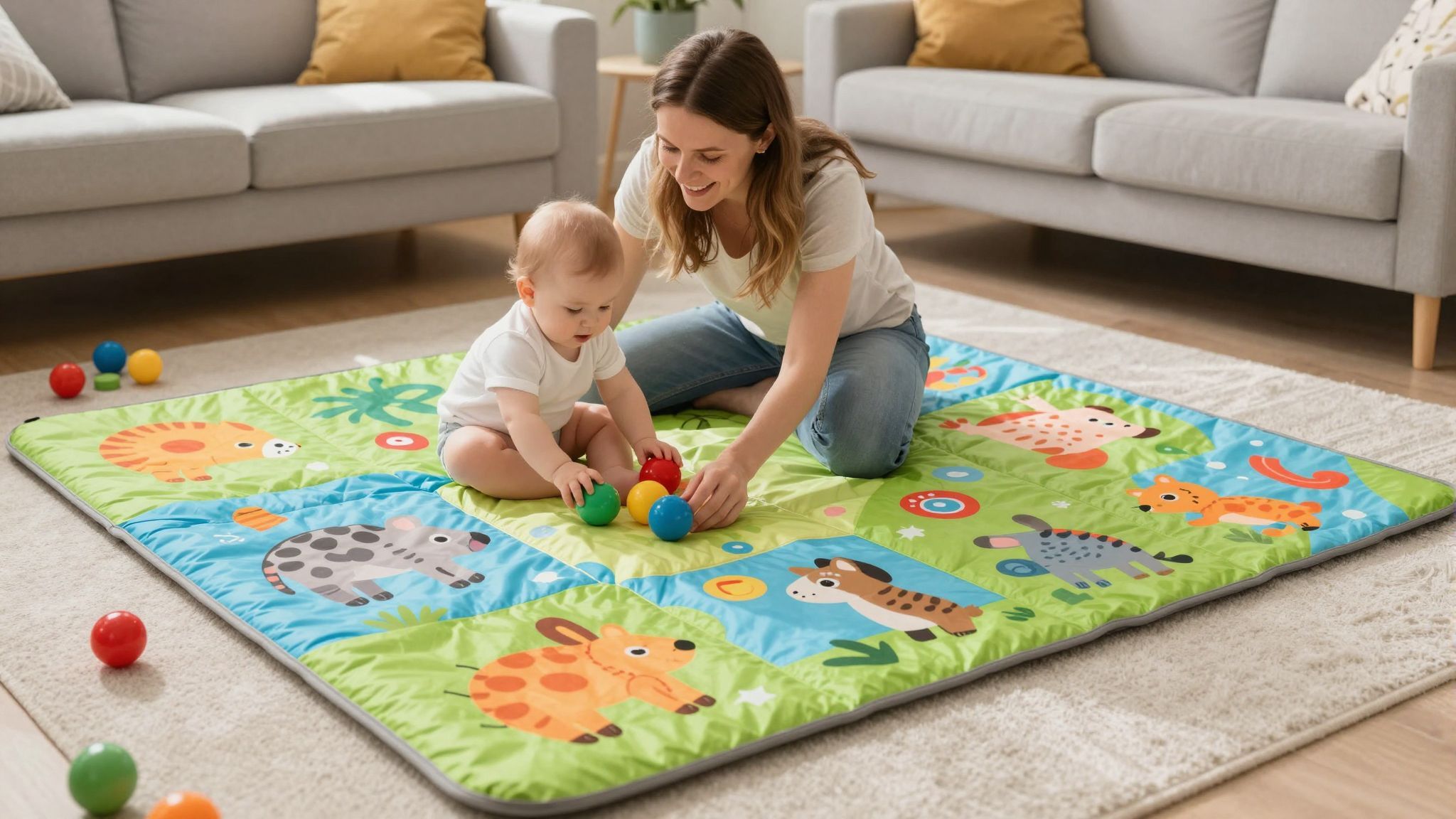 A játszószőnyegek tervezése folyamatosan alkalmazkodik a gyermekek igényeihez.