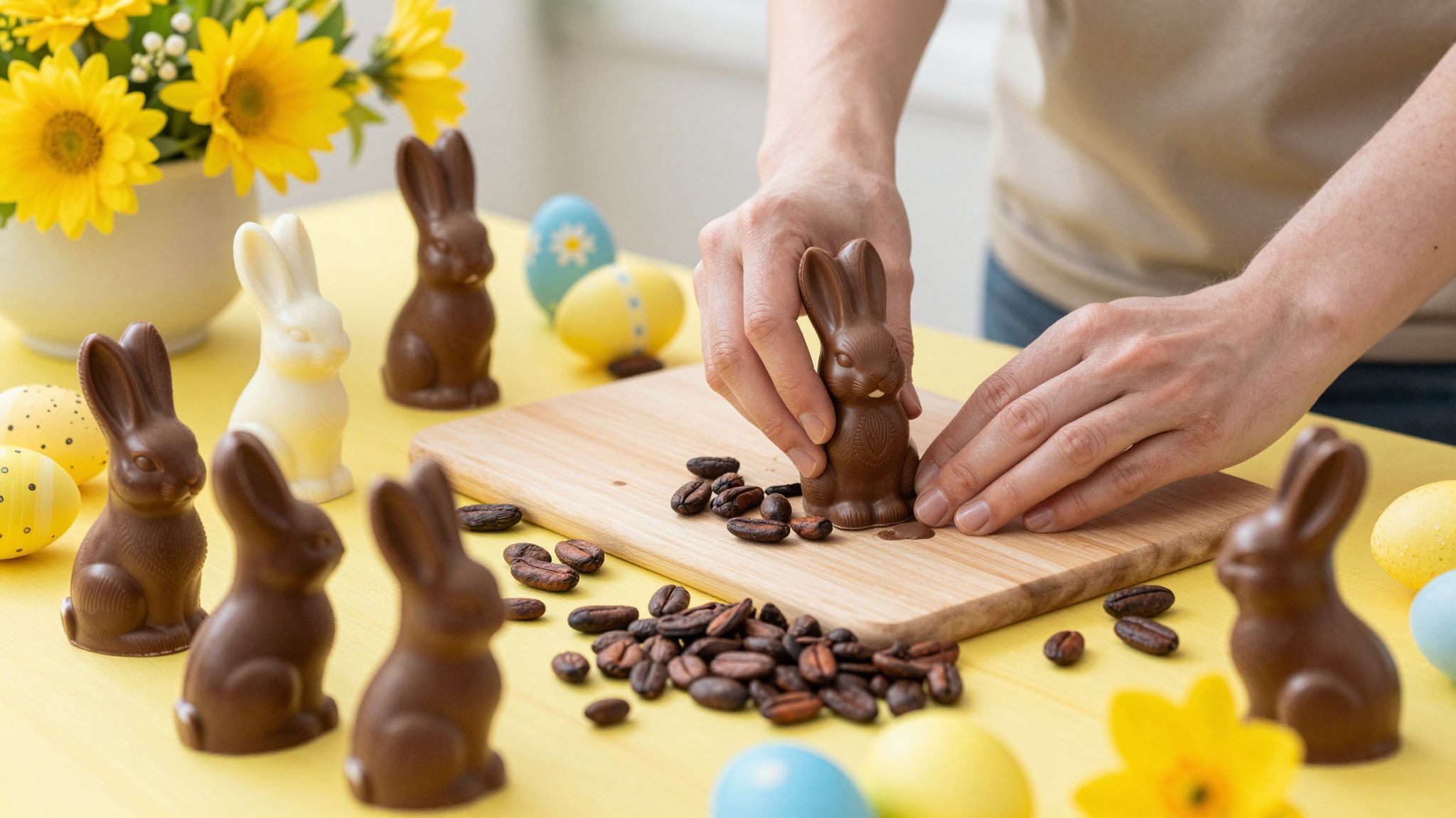 A kakaóbabot kivételesen gondos kézi munka válogatja.