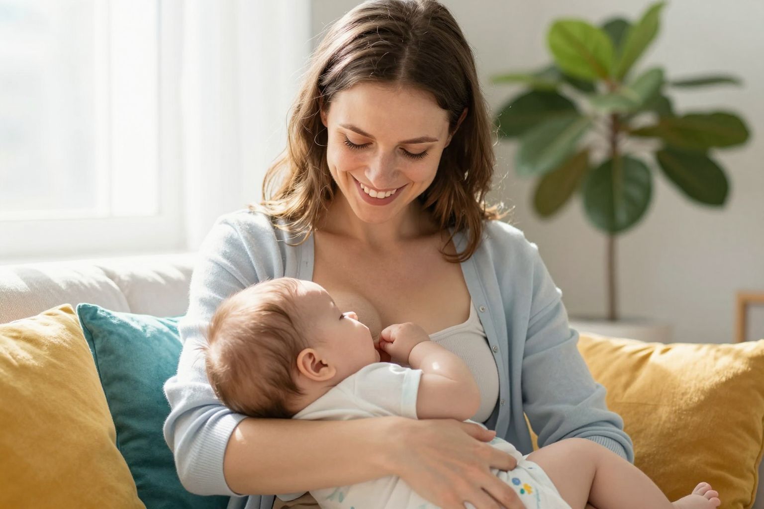 A szoptatás serkenti az agy fejlődését és kapcsolatait.