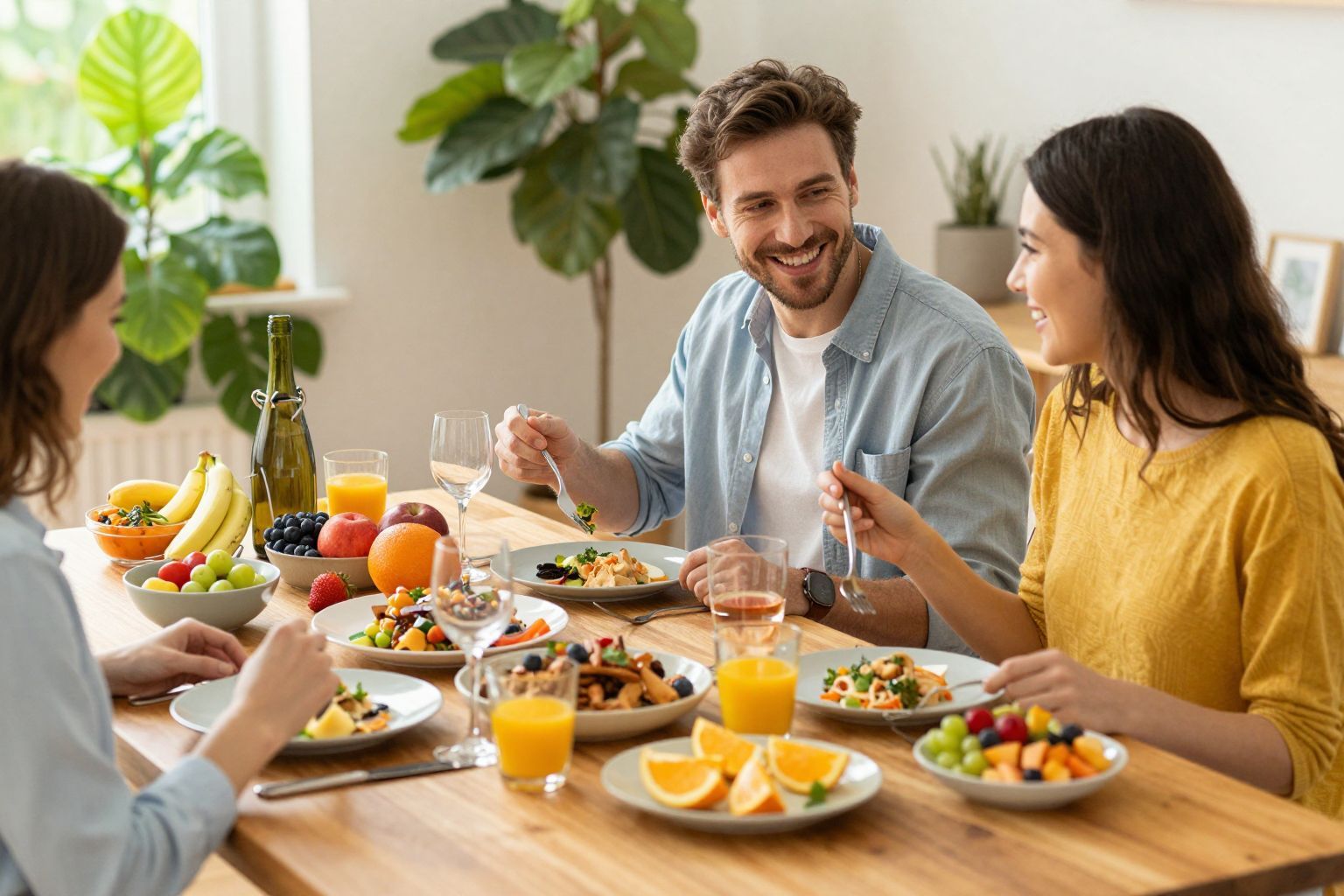 A megfelelő asztaldekoráció fokozza az étkezési élményt.