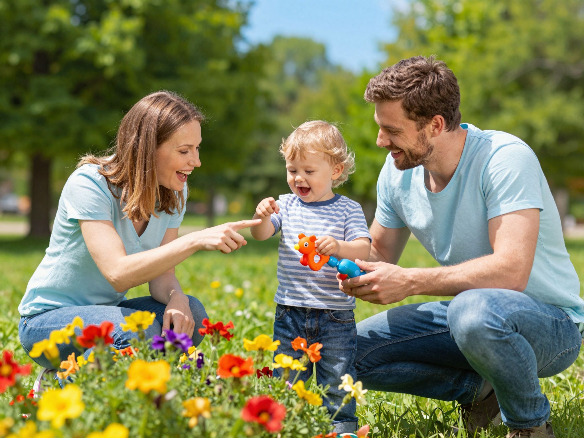 A szülői interakció serkenti a gyermekek nyelvi fejlődését.