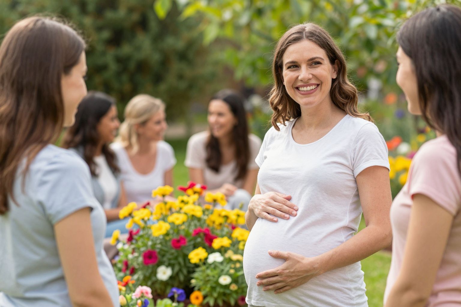 A támogató környezet csökkentheti a terhes nők stresszét.