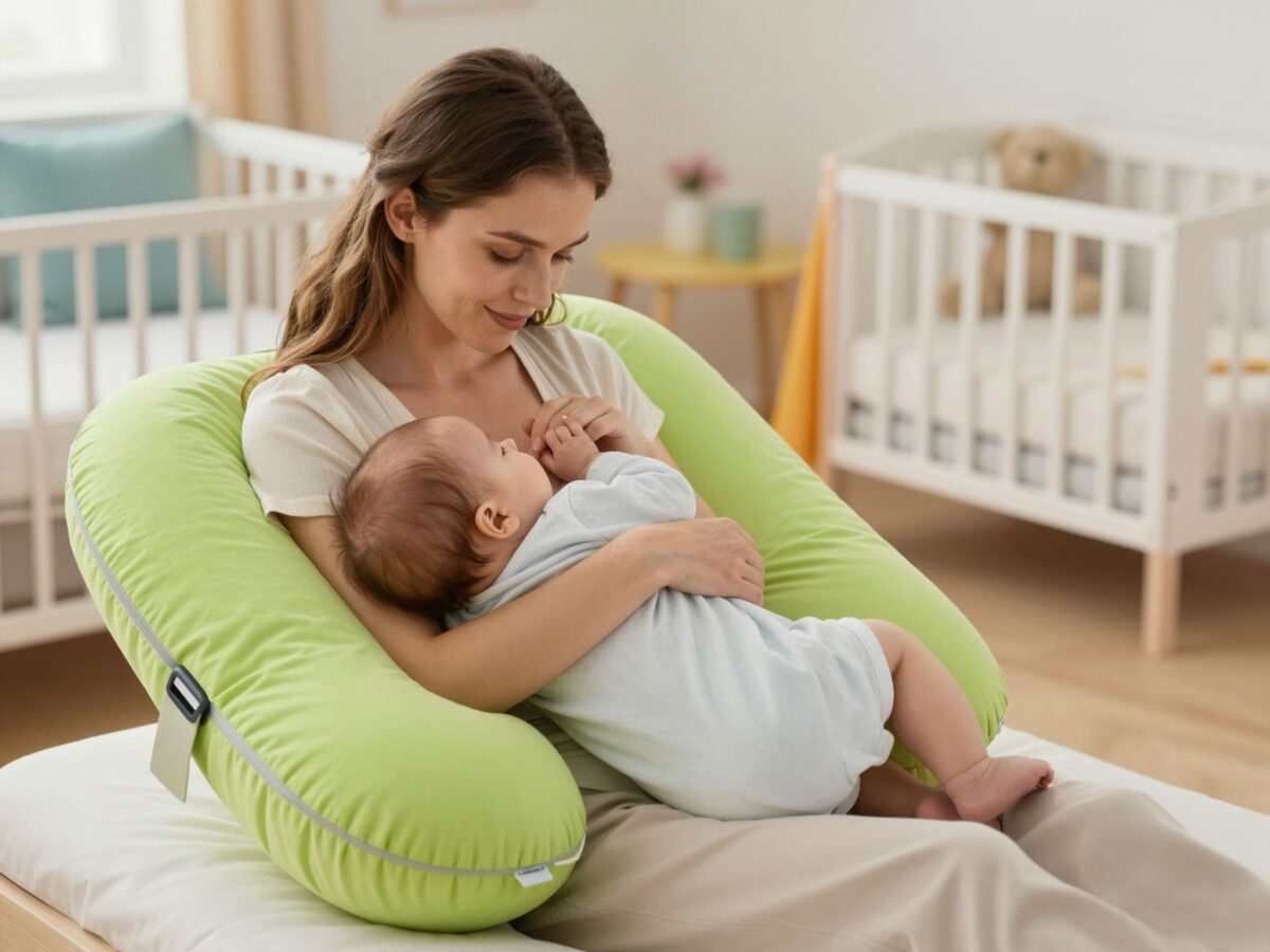 A legújabb innováció: ilyen praktikus szoptatós párnát még sosem láttál