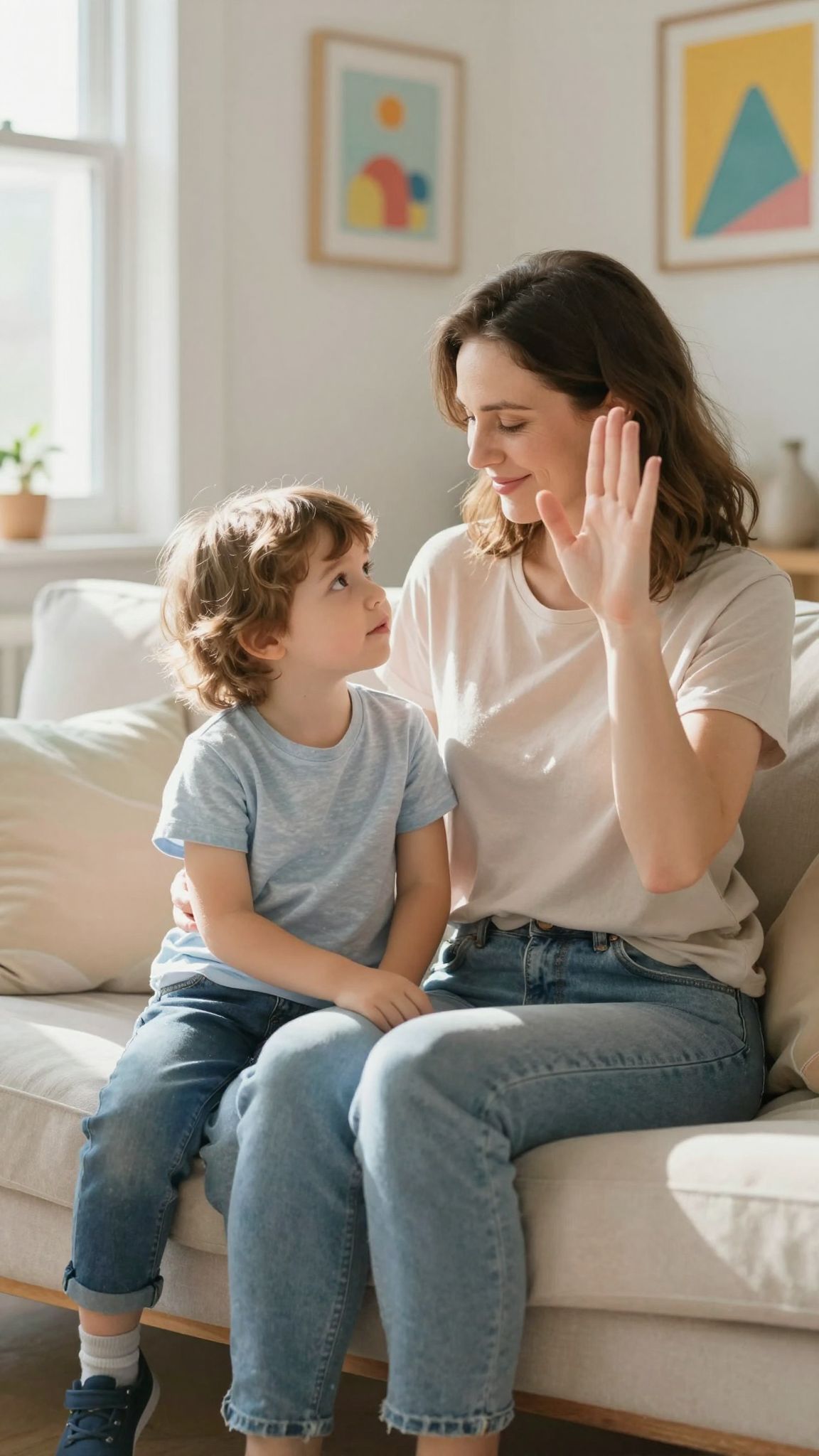 A határok kedves kijelölése erősíti a gyermek önértékelését.