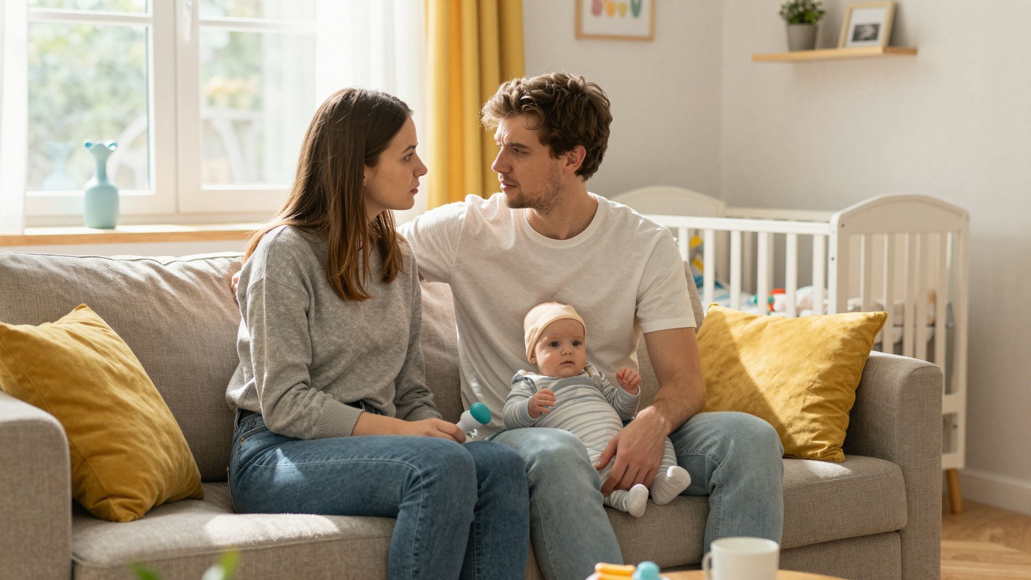 A gyermekágyas időszak megterheli a párkapcsolatot, kommunikáljatok!