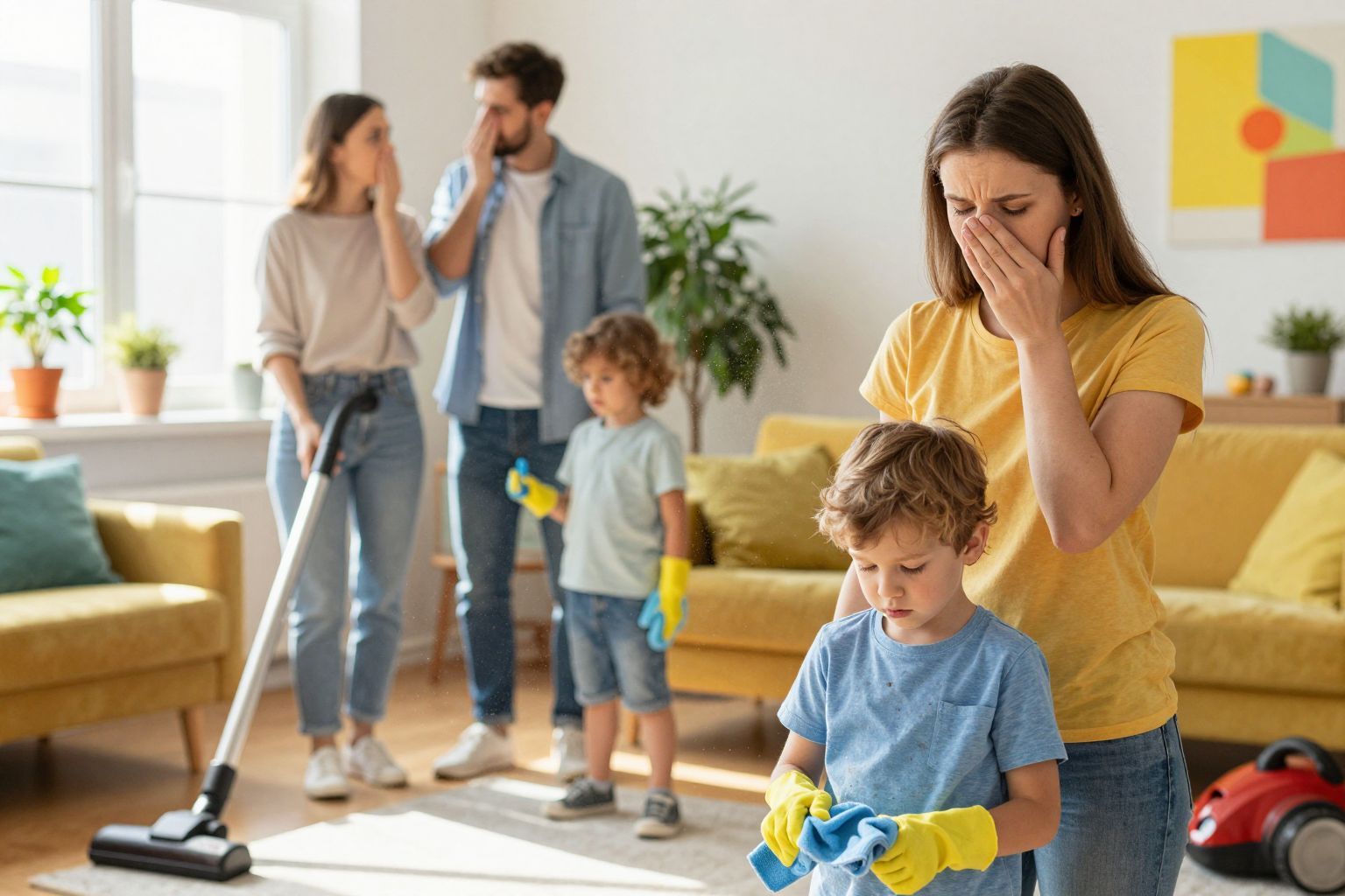 A porallergia gyakori tünetei: tüsszentés, viszketés, orrfolyás.