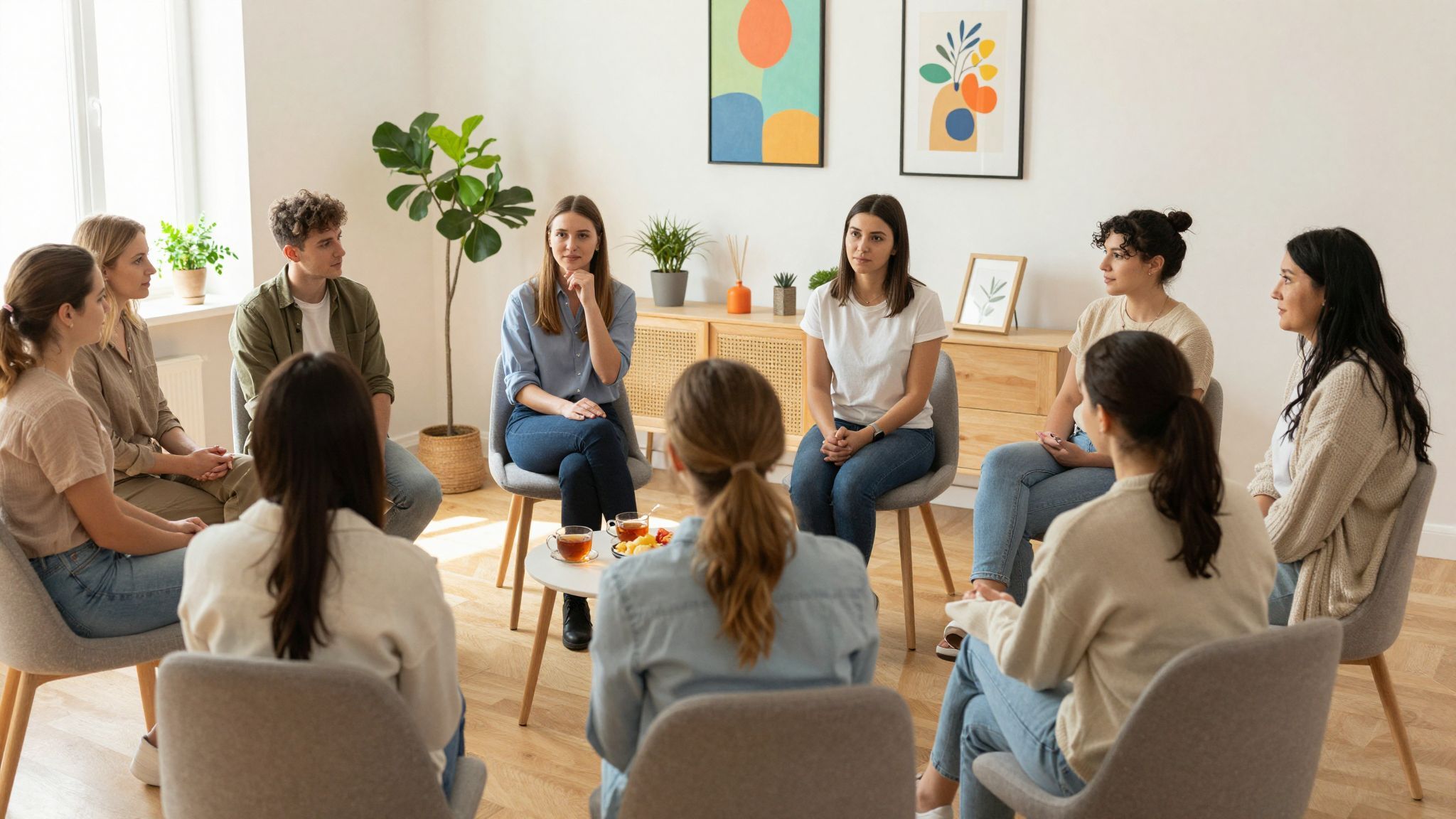 A támogató közeg érzelmi stabilitást nyújt a betegeknek.