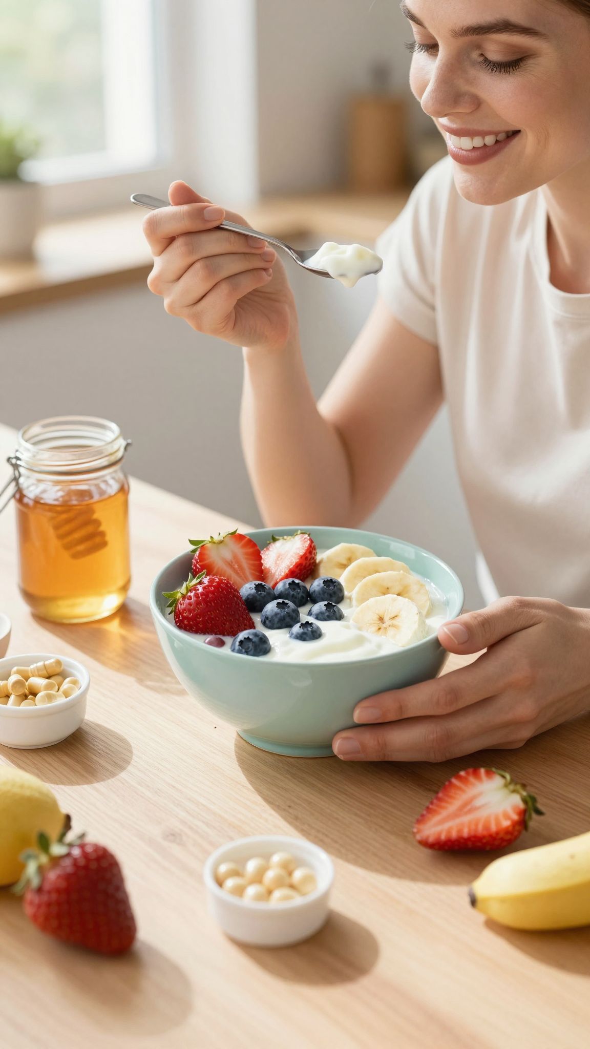 A probiotikumok előnyösebbek természetes forrásból, mint cukros joghurtból.