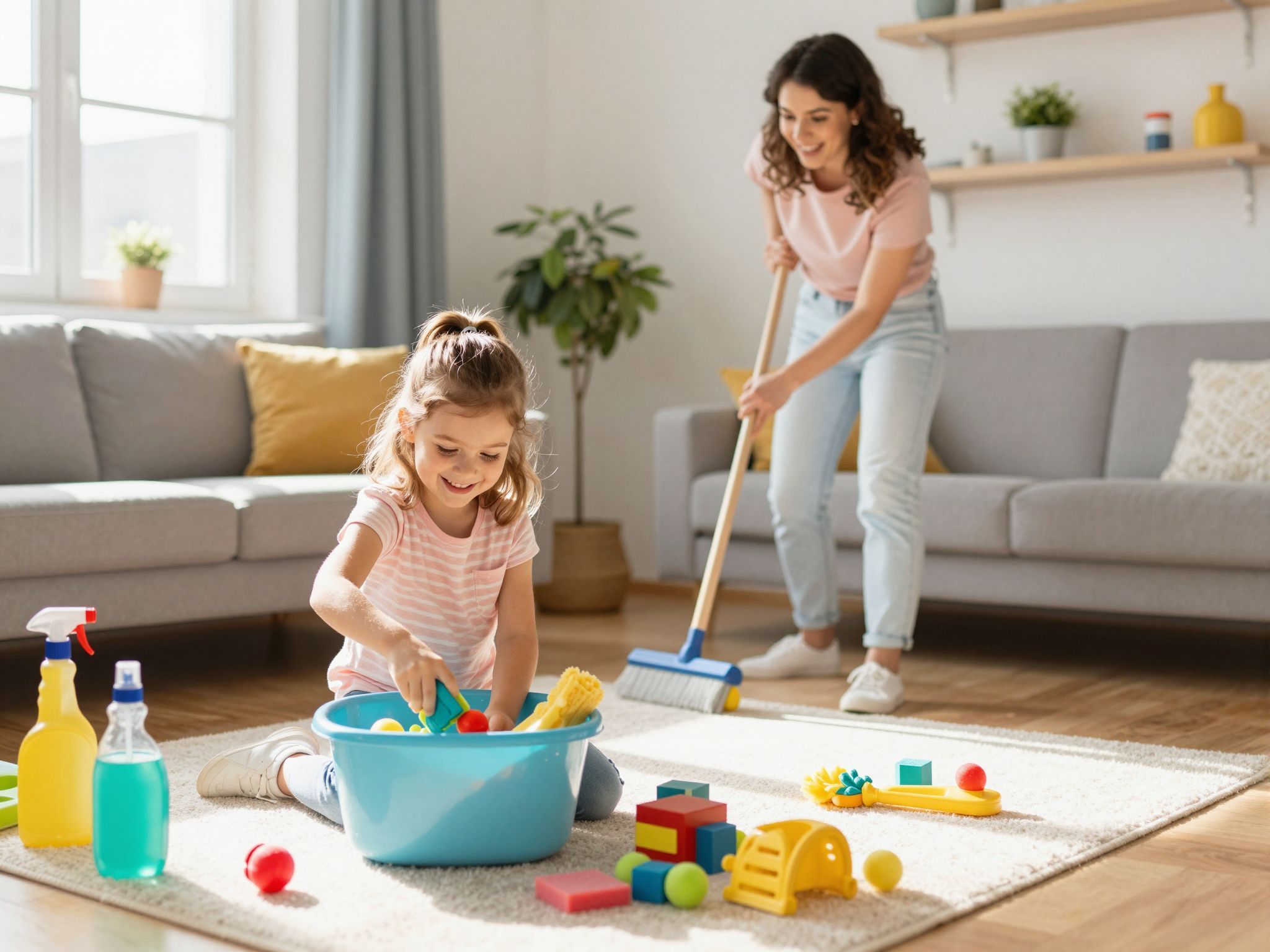 A rendszerezés segít a takarítás gyorsabbá tételében.