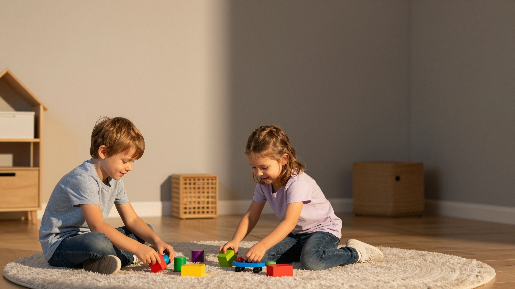 A sötétség kreatív játékhelyzeteket teremt a tanuláshoz.