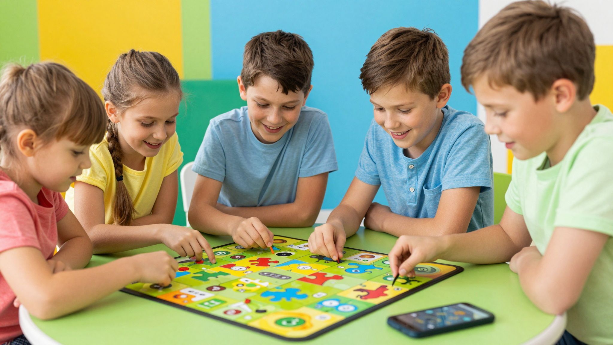 Az interaktív játékok javítják a gyerekek együttműködési készségeit.