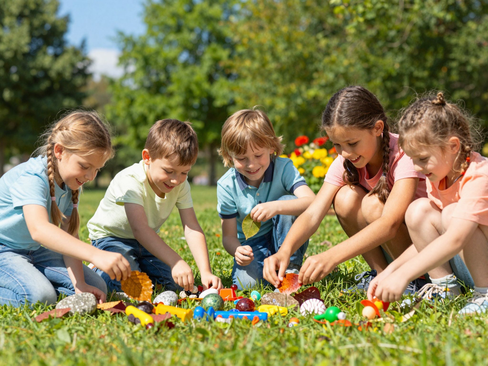 A gyűjtés javítja a gyerekek kommunikációs készségeit.