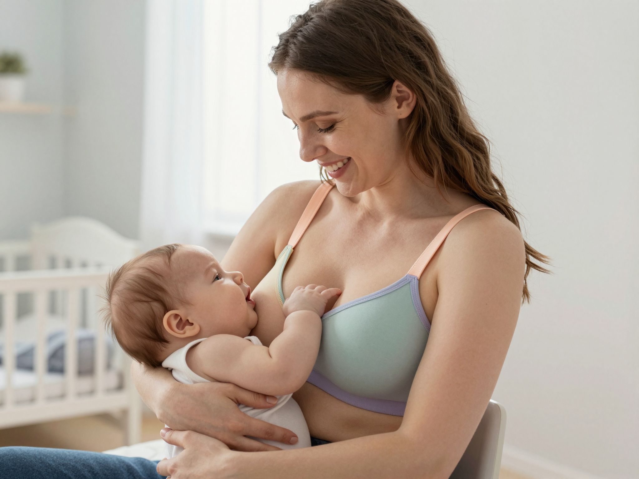 A szoptatós melltartó kényelmes és praktikus választás kismamáknak.