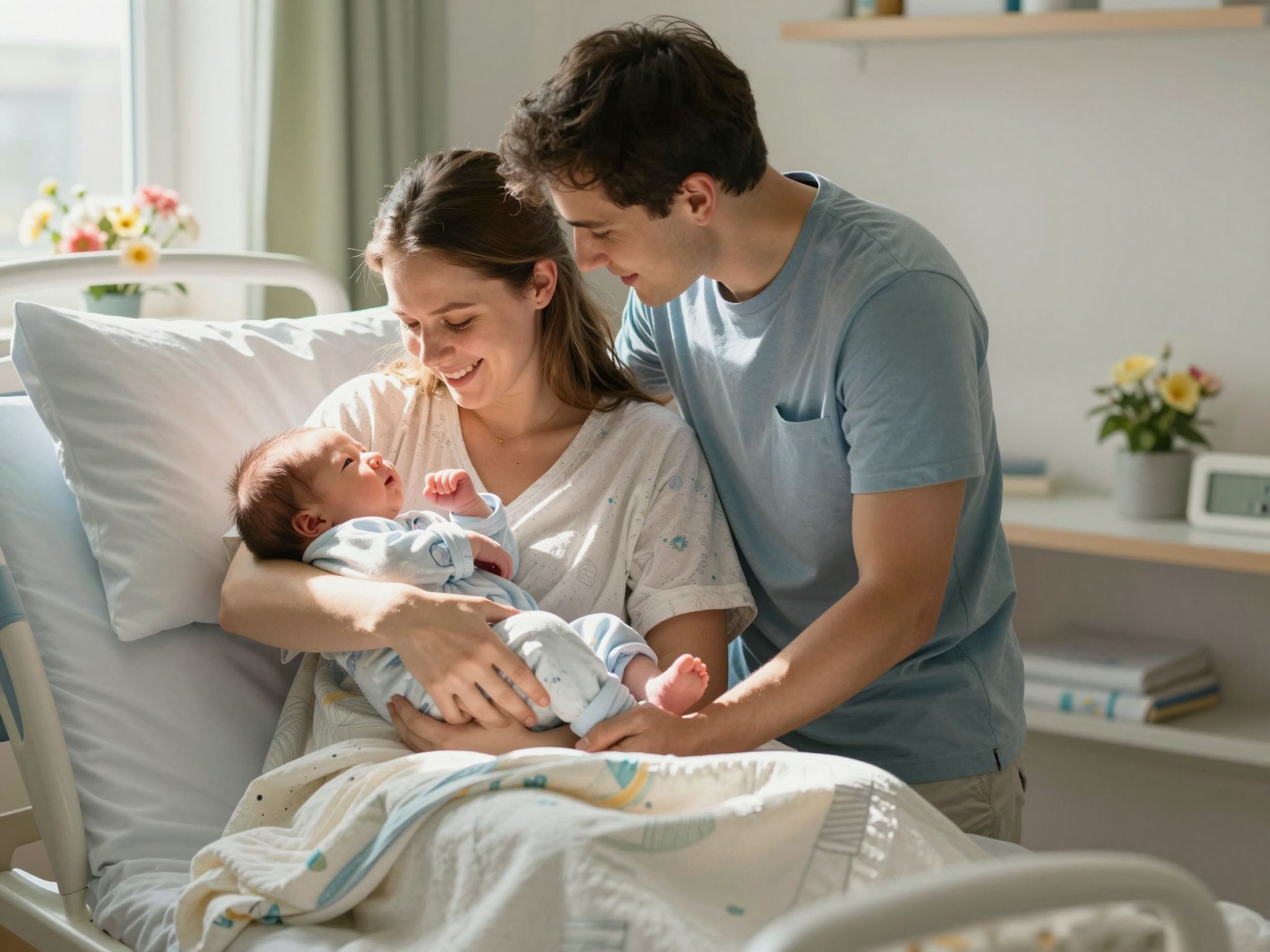 A szülés utáni napokban a csecsemő életfontosságú kötődése alakul ki.