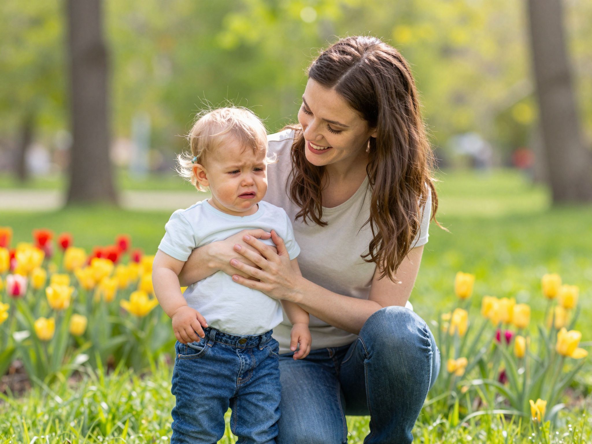 A szülő türelme segít a gyermek önismeretének fejlődésében.