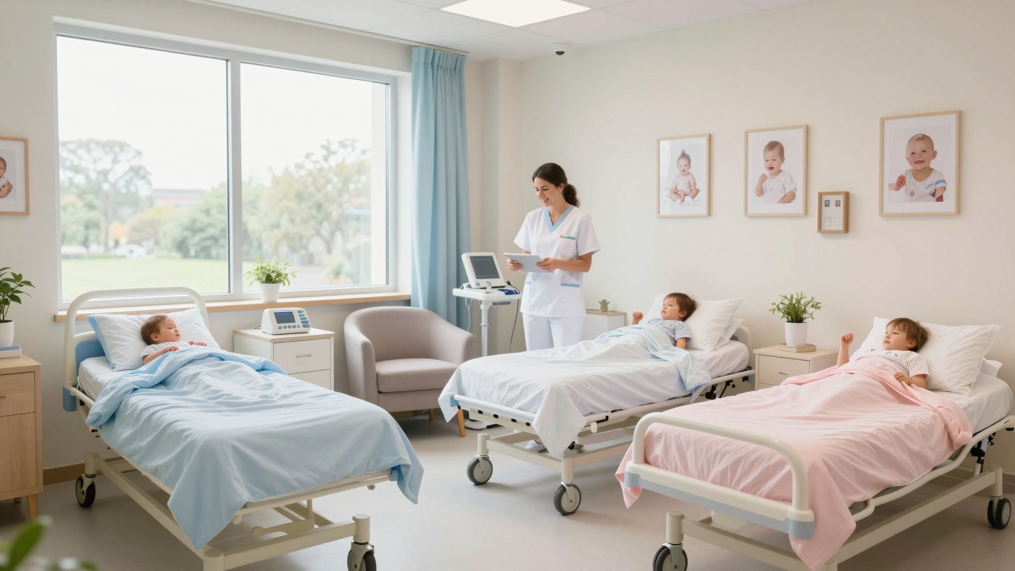 A szülőszobai légkör nyugtató hatással lehet az anyákra.