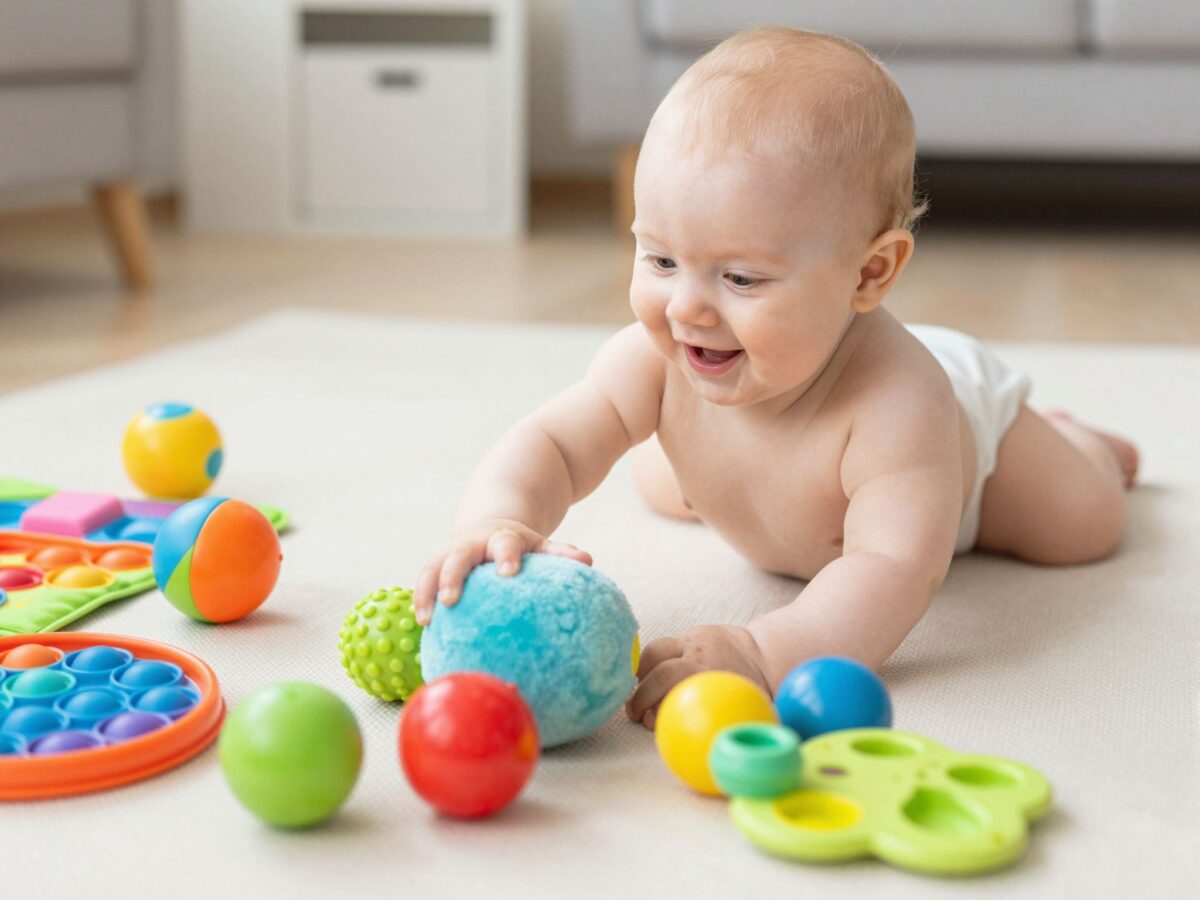 A tapintás fontossága: egyszerű szenzoros játékok, amik fejlesztik a babát