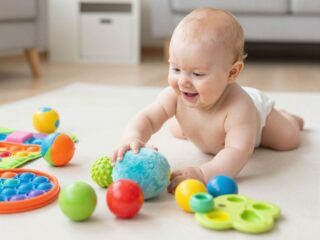 A tapintás fontossága: egyszerű szenzoros játékok, amik fejlesztik a babát