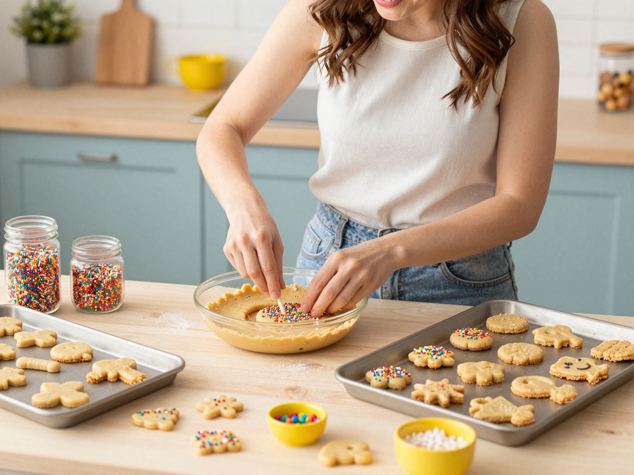 Kezdd a tésztával, majd formázd nyalókává és díszítsd!