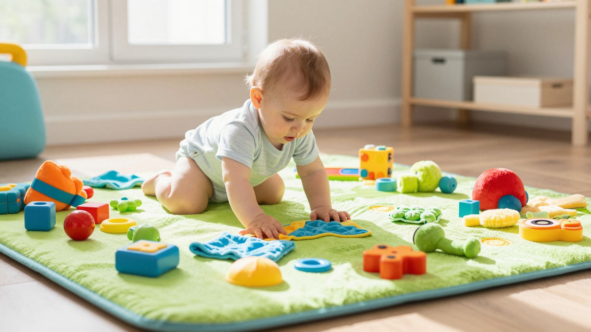 A túlstimulálás csökkenti a baba figyelmi koncentrációját.