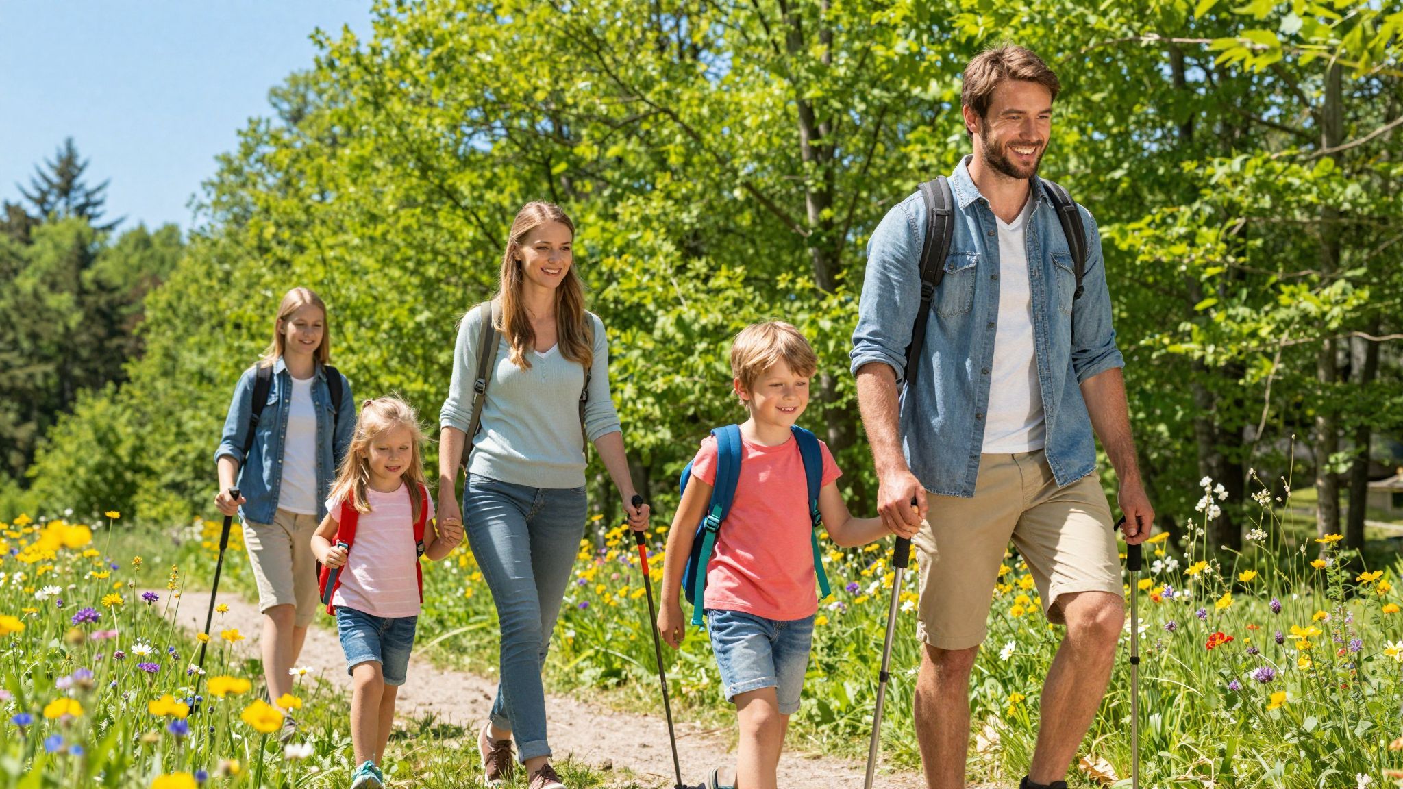 A túrázás során a bátorítás és a biztonság kulcsfontosságú.