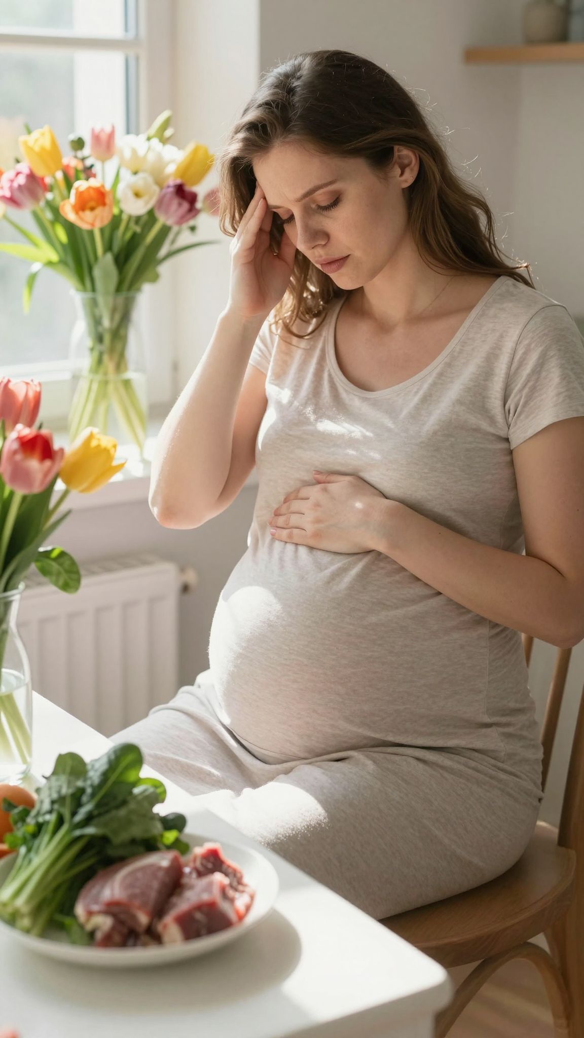 A vashiány fáradtságot és gyengeséget okozhat terhesség alatt.